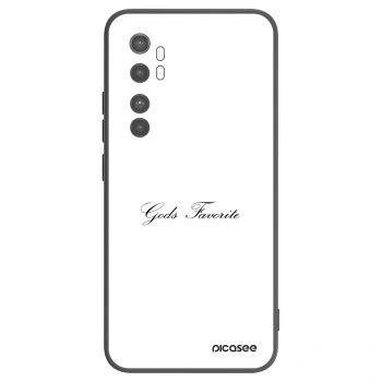 Picasee fekete szilikon tok az alábbi mobiltelefonokra Xiaomi Mi Note 10 Lite - Gods Favorite