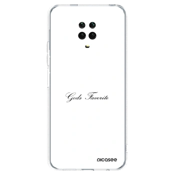 Picasee átlátszó szilikon tok az alábbi mobiltelefonokra Xiaomi Redmi Note 9S - Gods Favorite