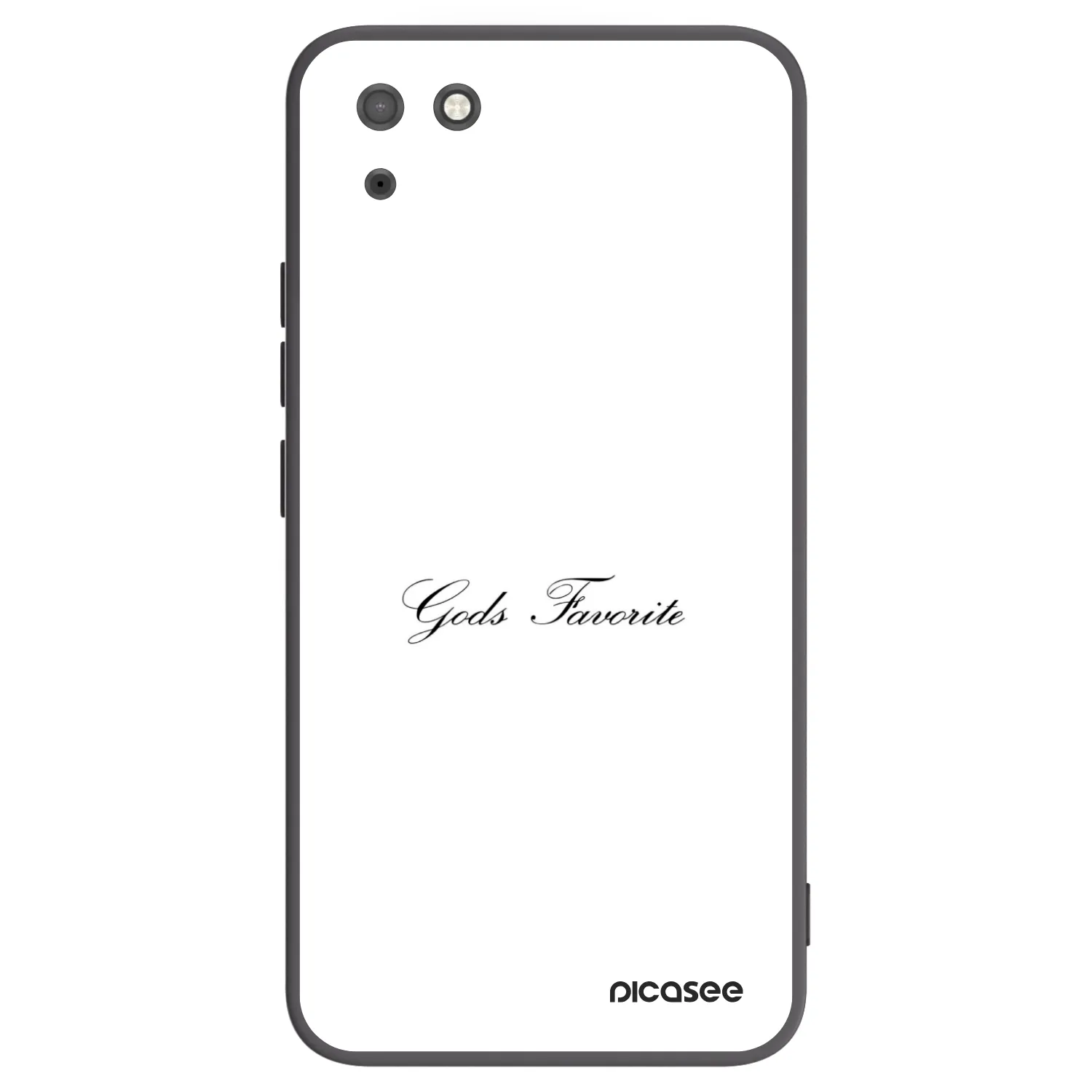 Picasee fekete szilikon tok az alábbi mobiltelefonokra Huawei Y5P - Gods Favorite