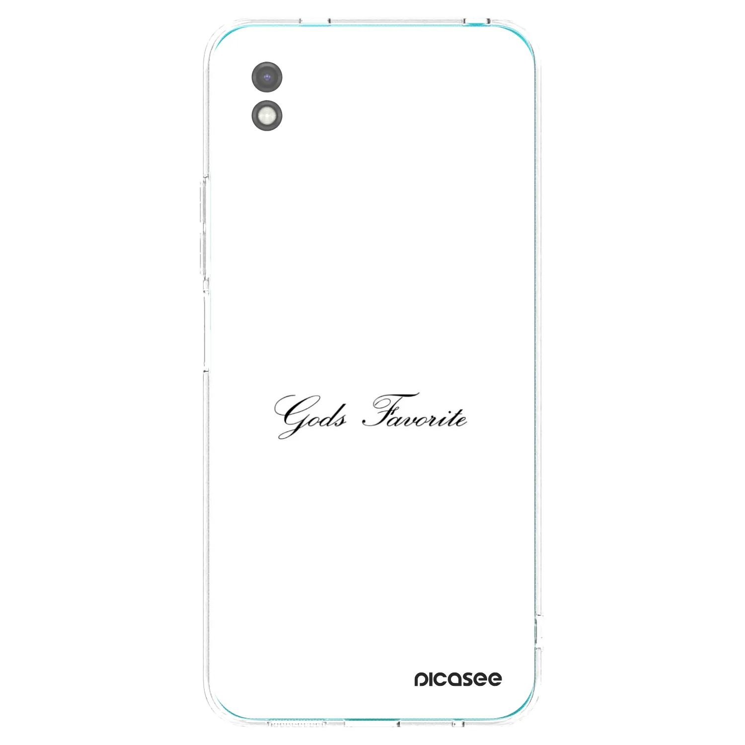 Picasee fekete szilikon tok az alábbi mobiltelefonokra Xiaomi Redmi 9A - Gods Favorite