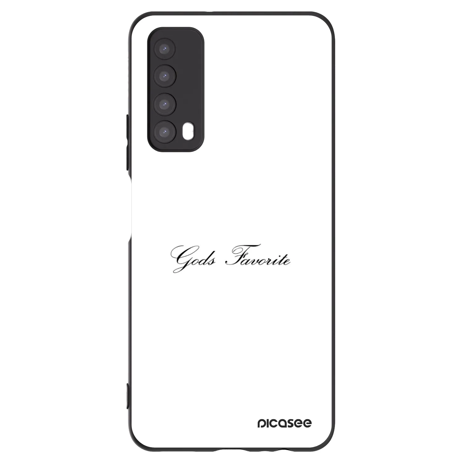 Picasee fekete szilikon tok az alábbi mobiltelefonokra Huawei P Smart 2021 - Gods Favorite