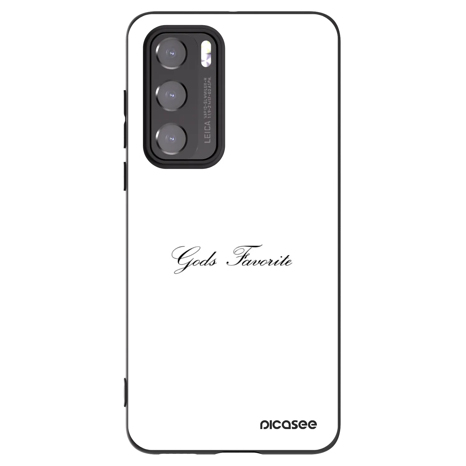 Picasee fekete szilikon tok az alábbi mobiltelefonokra Huawei P40 - Gods Favorite