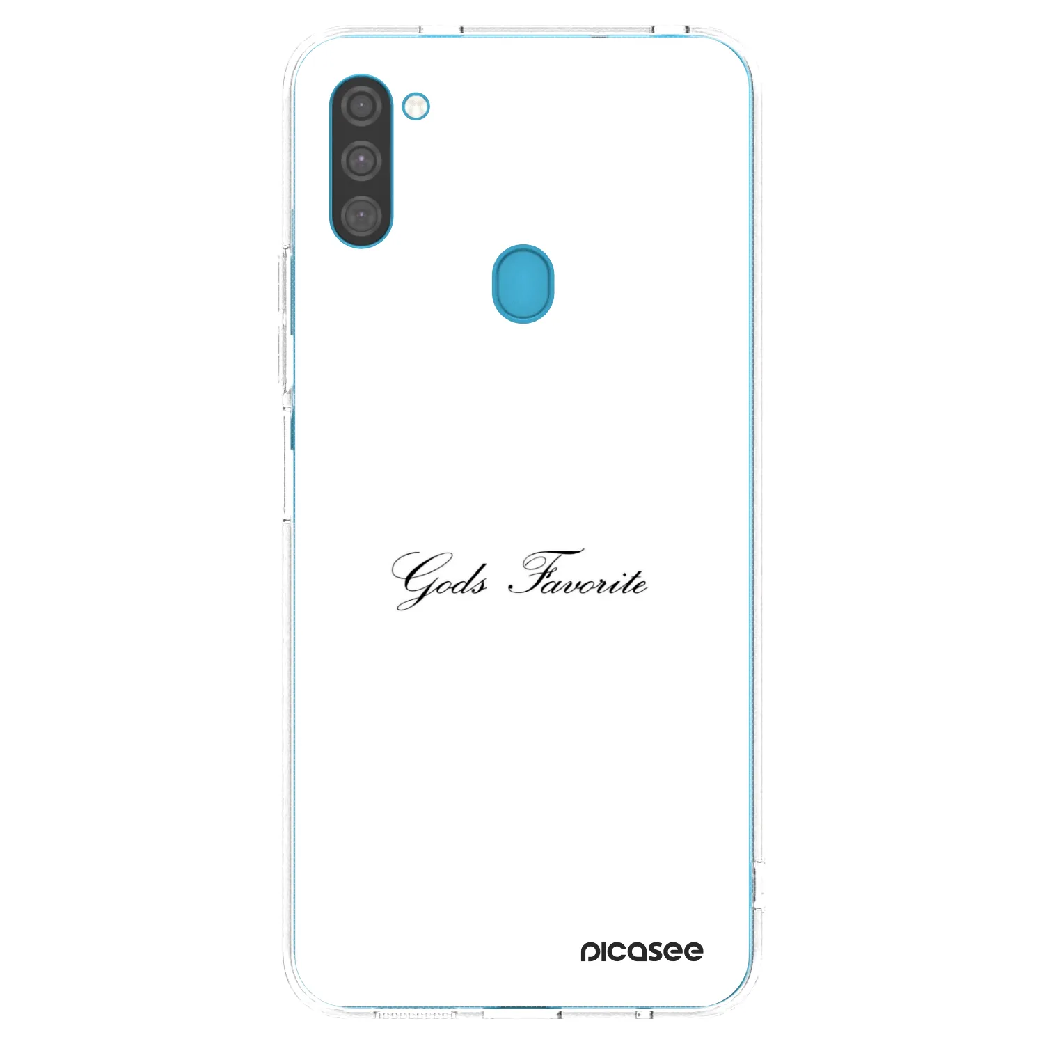 Picasee átlátszó szilikon tok az alábbi mobiltelefonokra Samsung Galaxy M11 - Gods Favorite