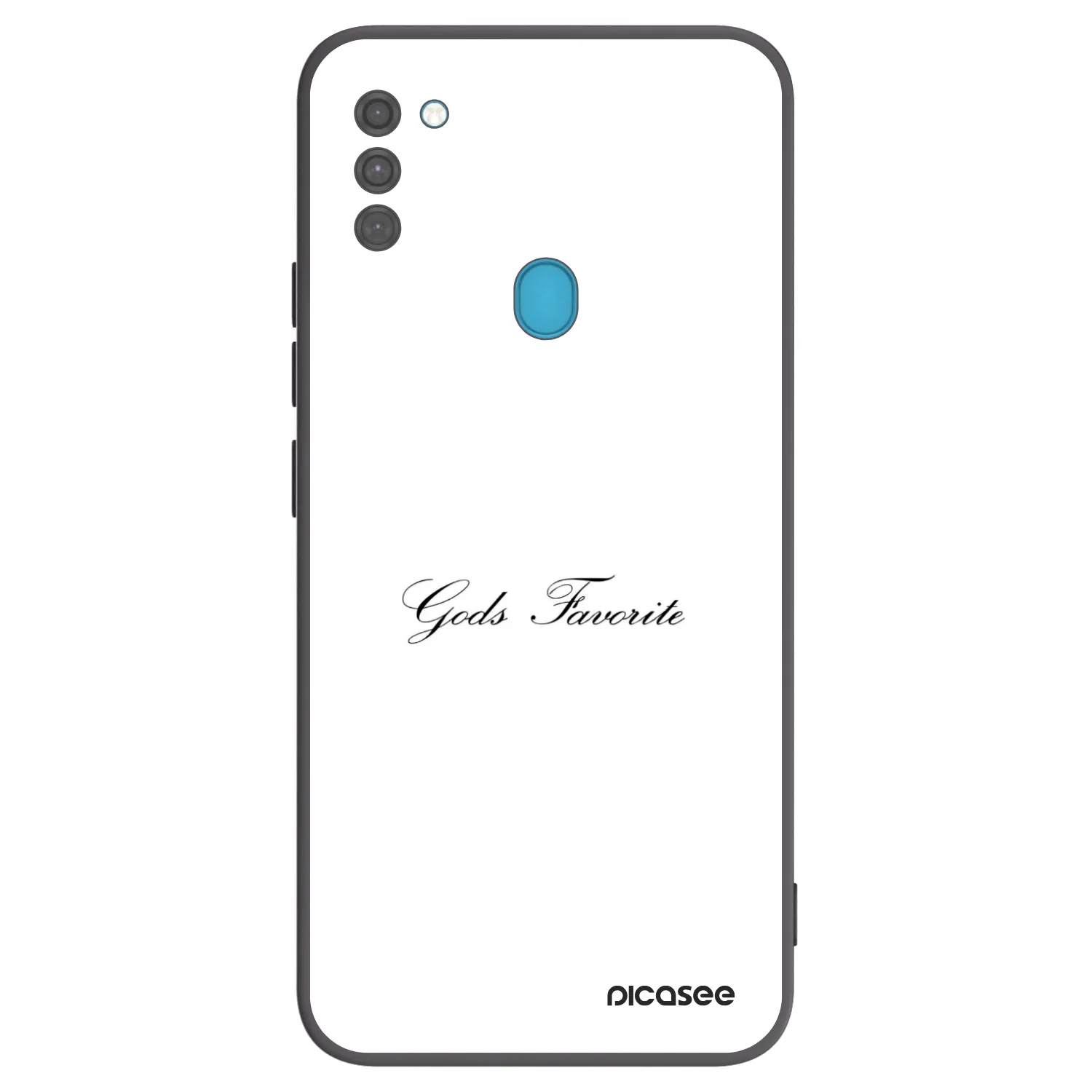 Picasee fekete szilikon tok az alábbi mobiltelefonokra Samsung Galaxy M11 - Gods Favorite