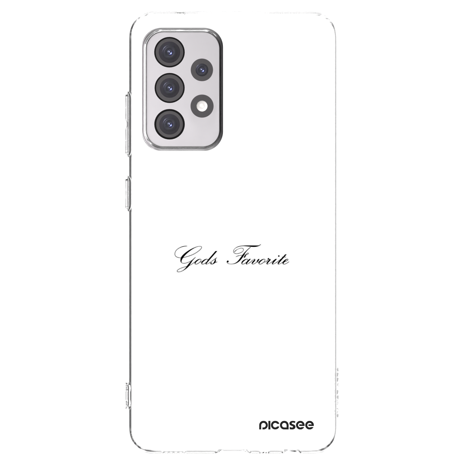Picasee átlátszó szilikon tok az alábbi mobiltelefonokra Samsung Galaxy A52 5G A525F - Gods Favorite