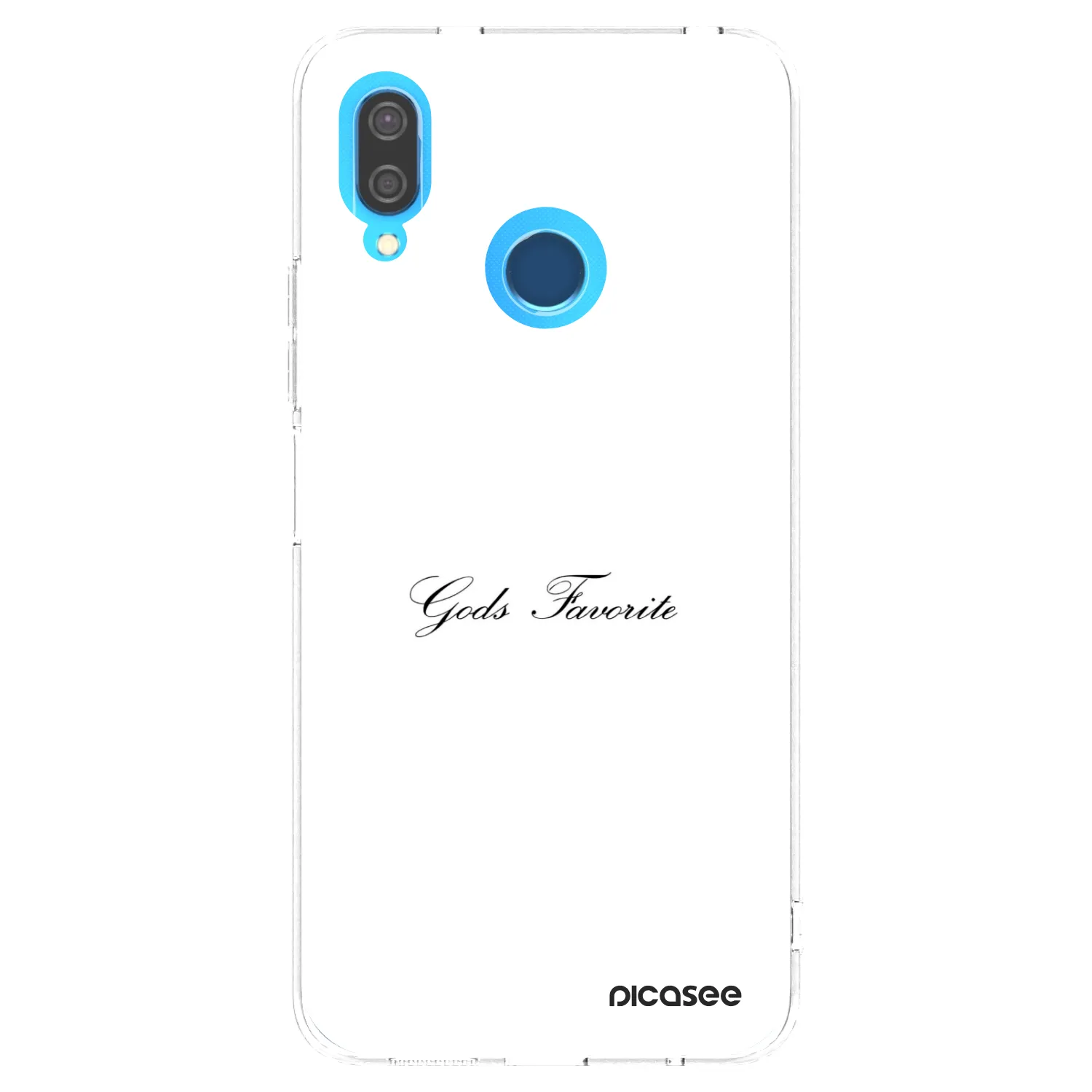Picasee átlátszó szilikon tok az alábbi mobiltelefonokra Huawei P20 Lite - Gods Favorite