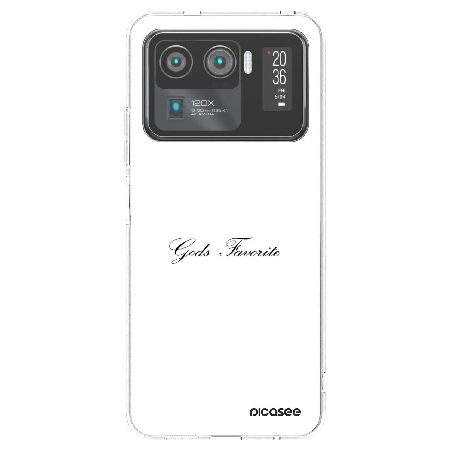 Picasee átlátszó szilikon tok az alábbi mobiltelefonokra Xiaomi Mi 11 Ultra - Gods Favorite