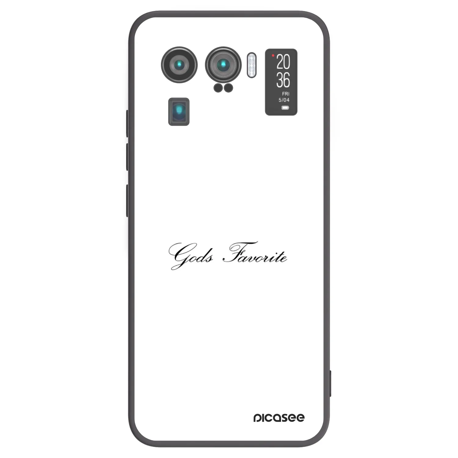 Picasee fekete szilikon tok az alábbi mobiltelefonokra Xiaomi Mi 11 Ultra - Gods Favorite