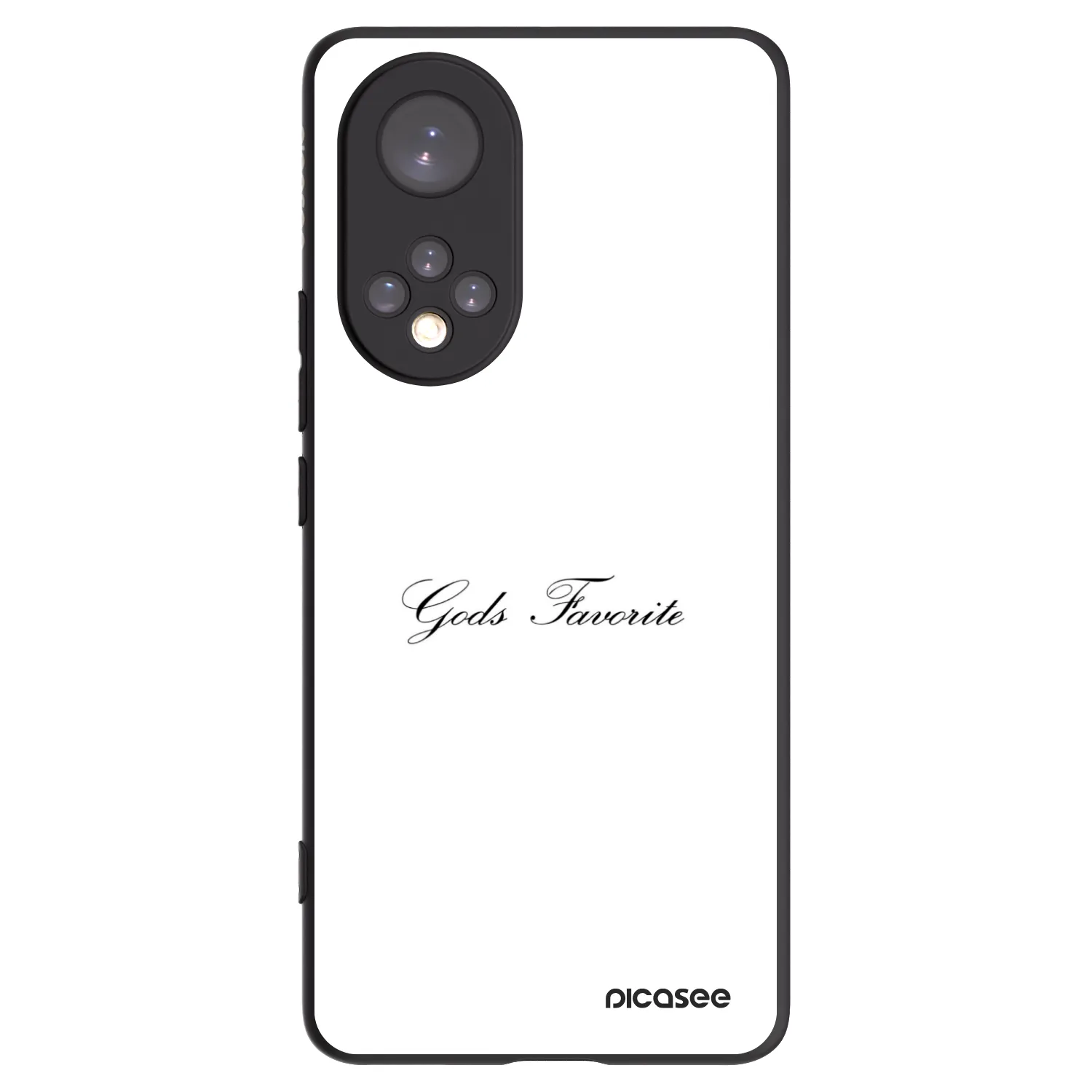 Picasee fekete szilikon tok az alábbi mobiltelefonokra Honor 50 5G - Gods Favorite