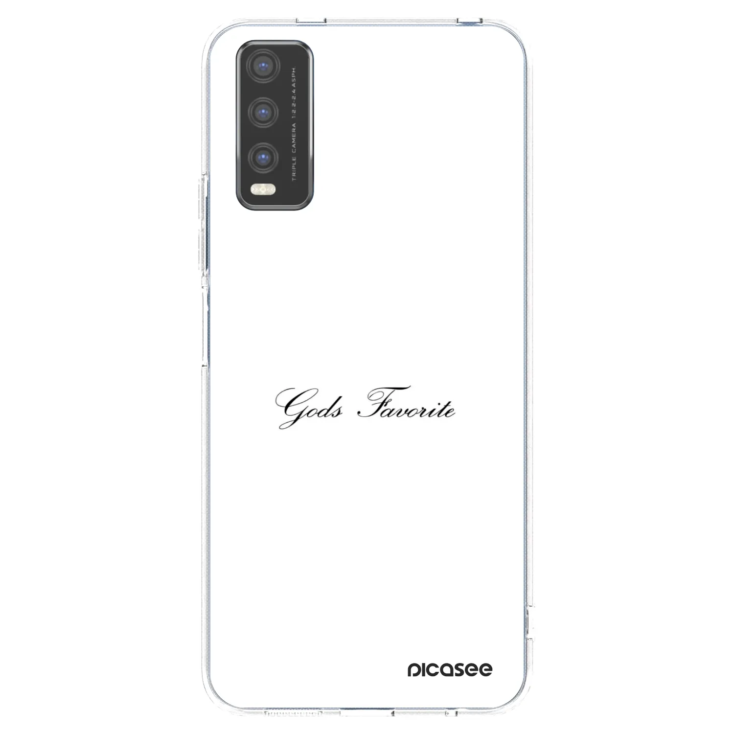 Picasee átlátszó szilikon tok az alábbi mobiltelefonokra Vivo Y20s - Gods Favorite