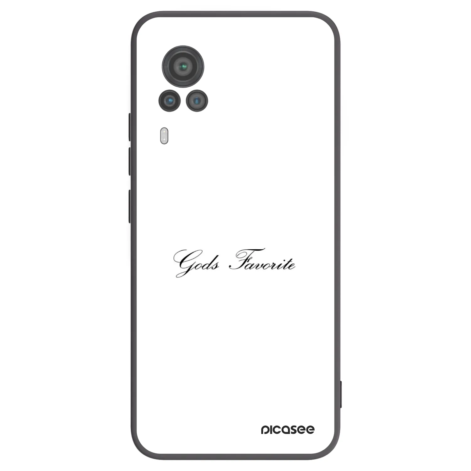 Picasee fekete szilikon tok az alábbi mobiltelefonokra Vivo X60 Pro 5G - Gods Favorite