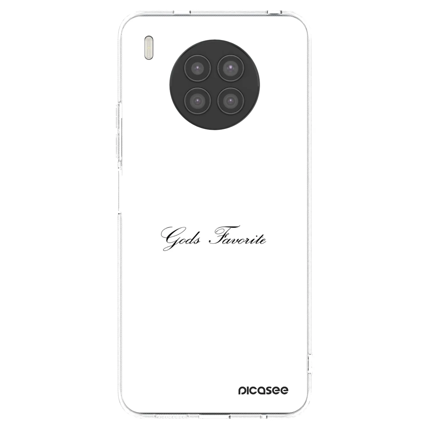 Picasee átlátszó szilikon tok az alábbi mobiltelefonokra Huawei Nova 8i - Gods Favorite