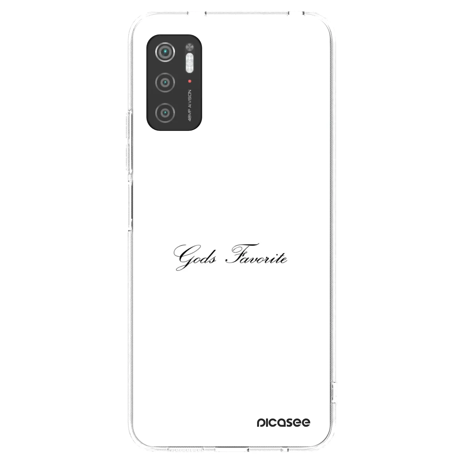 Picasee átlátszó szilikon tok az alábbi mobiltelefonokra Xiaomi Poco M3 Pro 5G - Gods Favorite