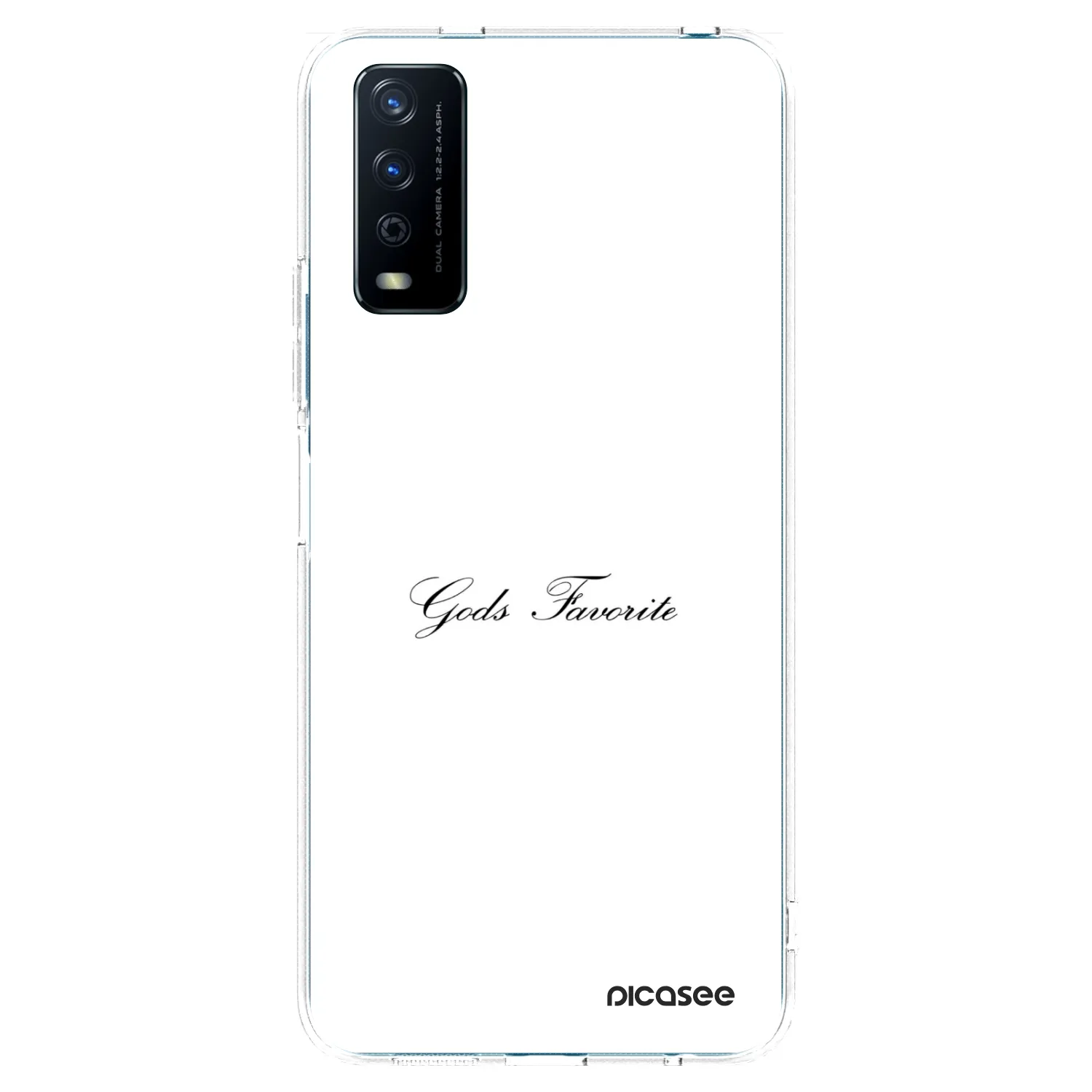 Picasee átlátszó szilikon tok az alábbi mobiltelefonokra Vivo Y11s - Gods Favorite