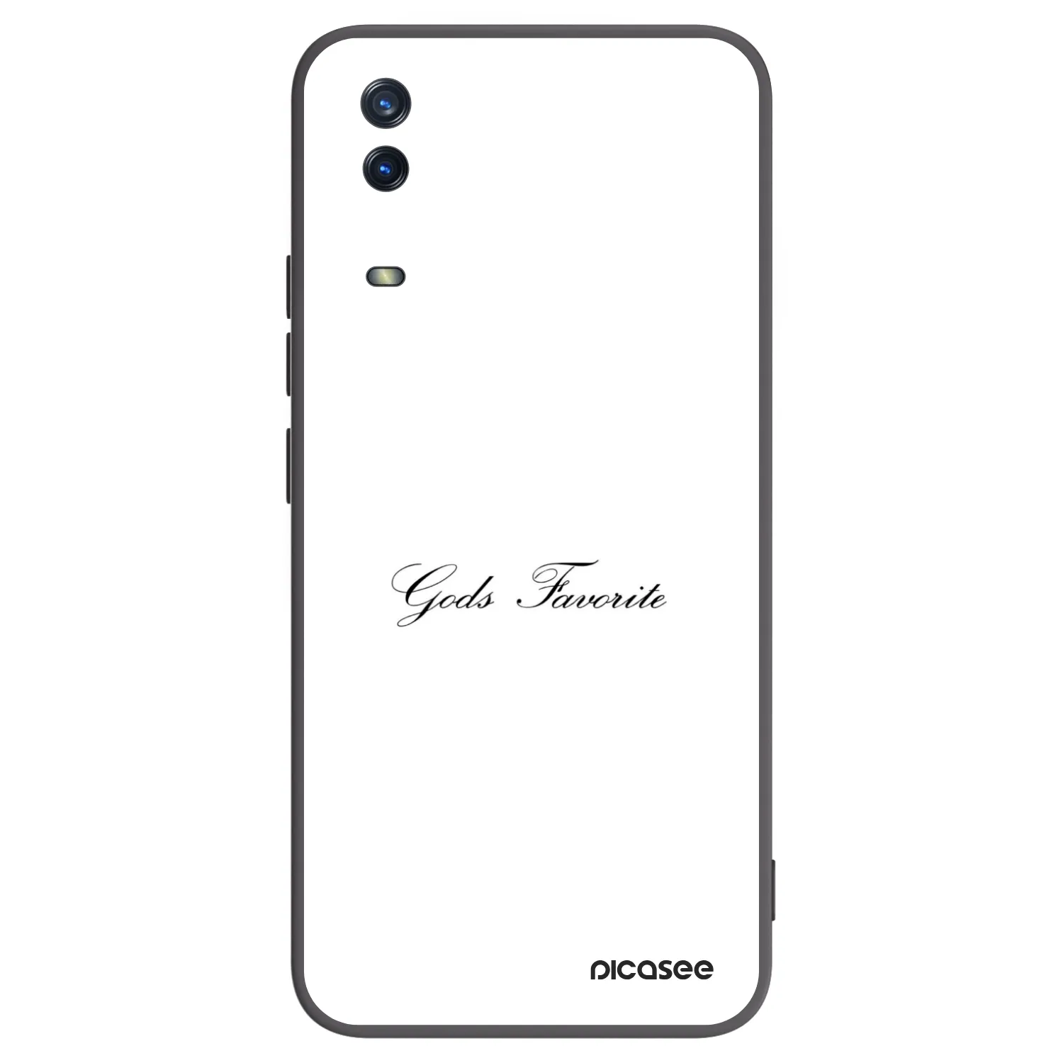 Picasee fekete szilikon tok az alábbi mobiltelefonokra Vivo Y11s - Gods Favorite