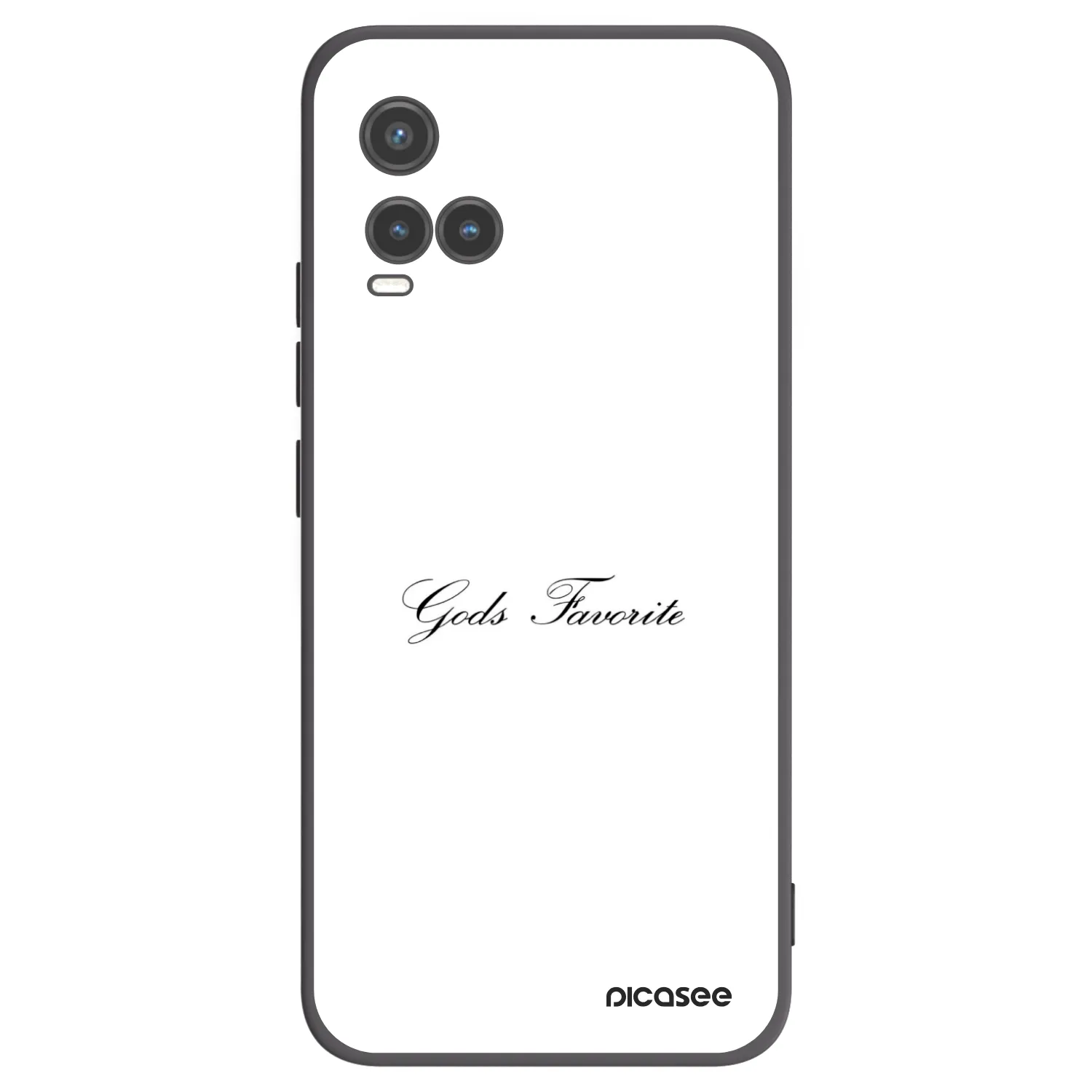 Picasee fekete szilikon tok az alábbi mobiltelefonokra Vivo Y33s - Gods Favorite