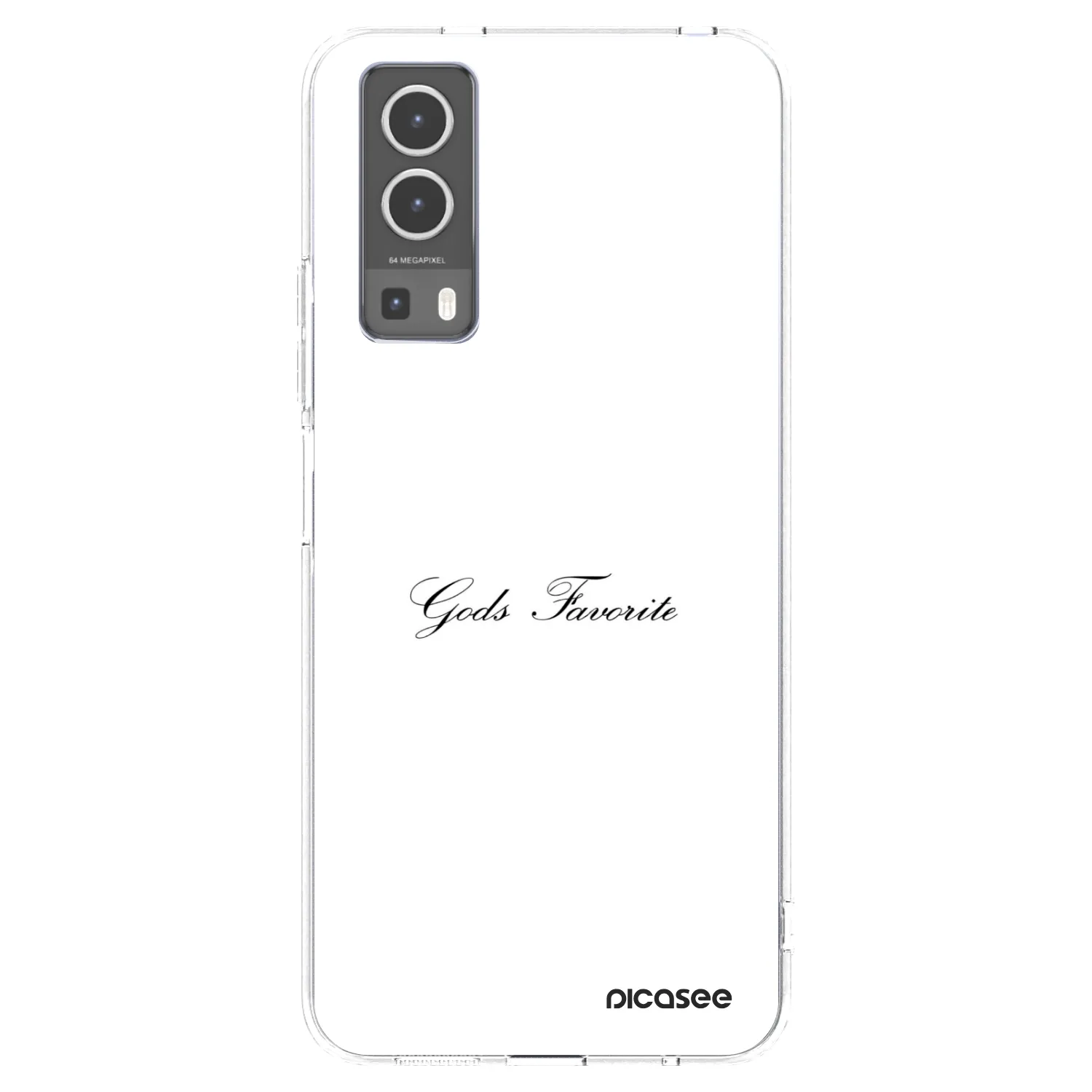 Picasee átlátszó szilikon tok az alábbi mobiltelefonokra Vivo Y72 5G - Gods Favorite