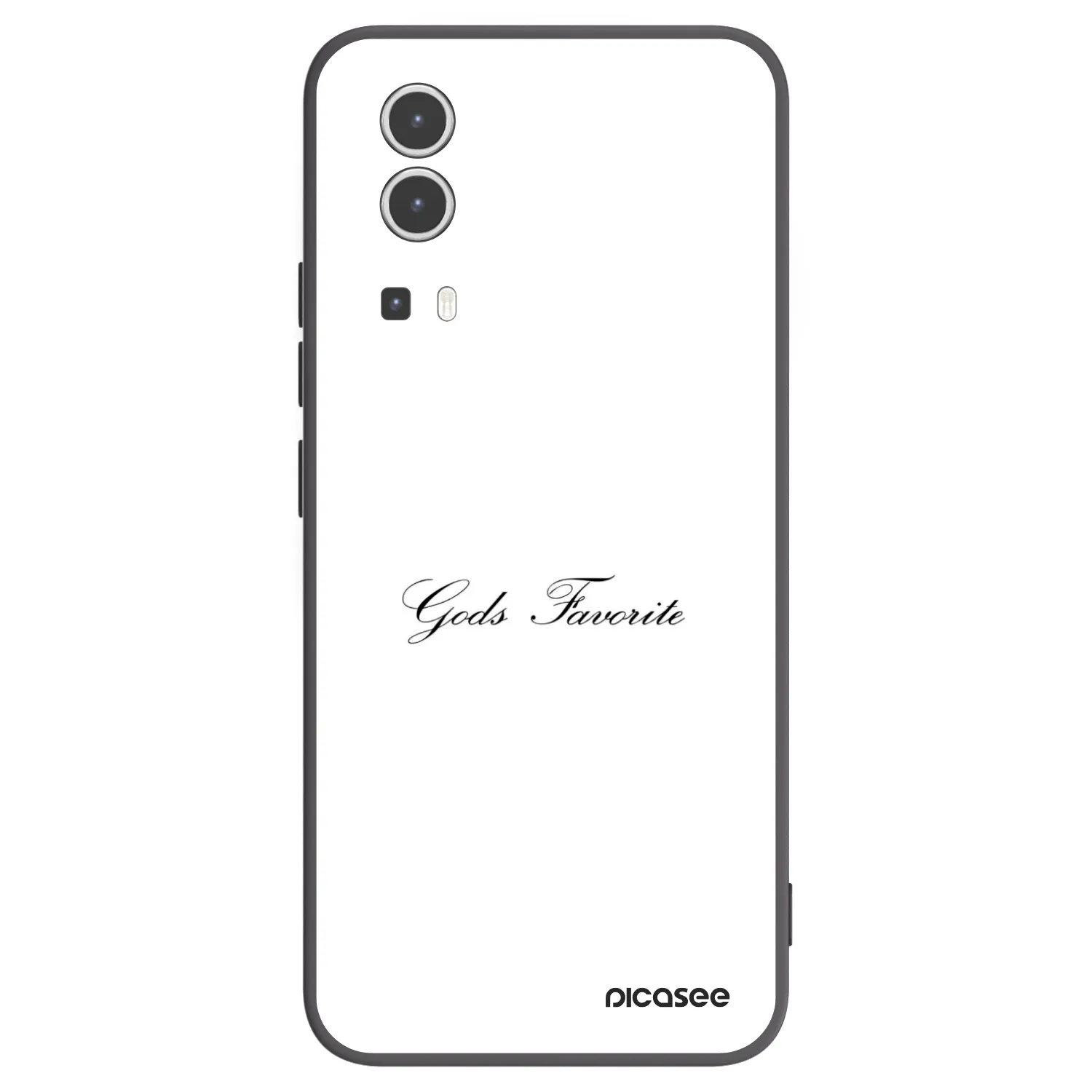 Picasee fekete szilikon tok az alábbi mobiltelefonokra Vivo Y72 5G - Gods Favorite