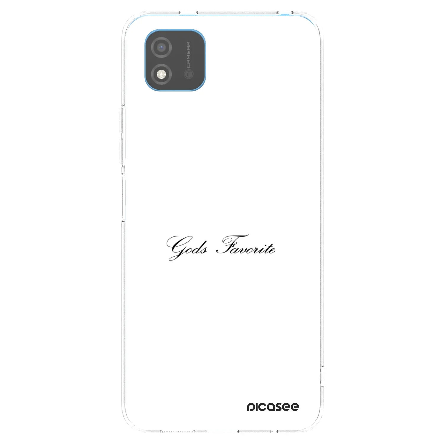 Picasee átlátszó szilikon tok az alábbi mobiltelefonokra Realme C11 (2021) - Gods Favorite