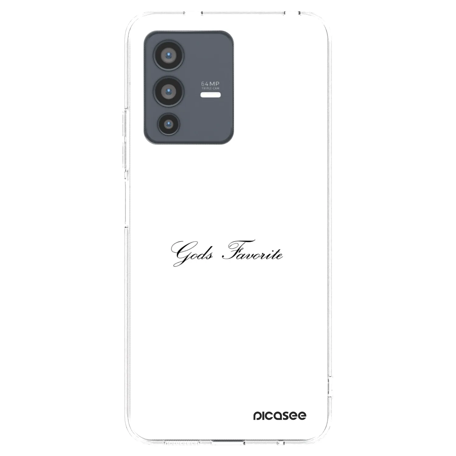 Picasee átlátszó szilikon tok az alábbi mobiltelefonokra Vivo V23 5G - Gods Favorite