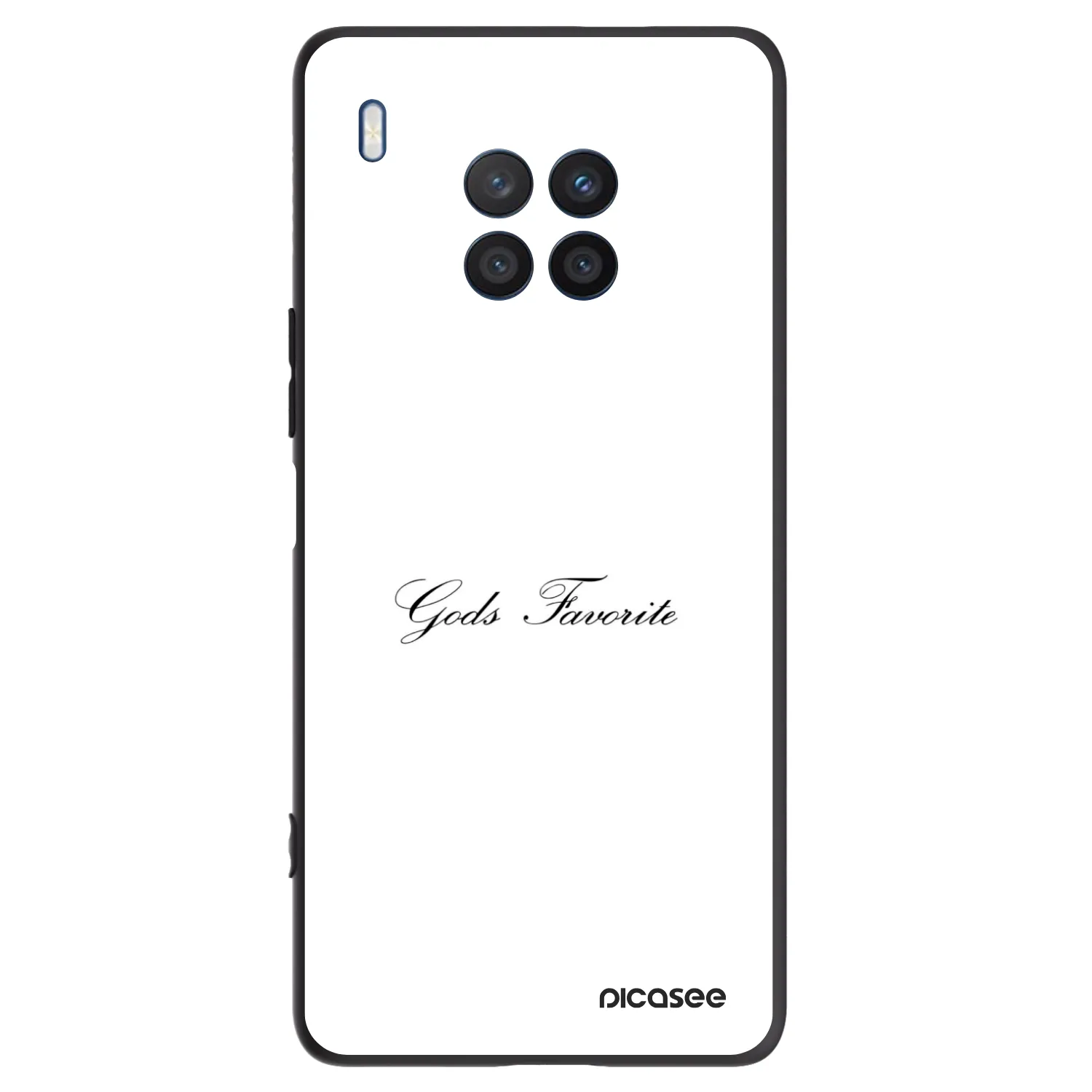 Picasee fekete szilikon tok az alábbi mobiltelefonokra Honor 50 Lite - Gods Favorite