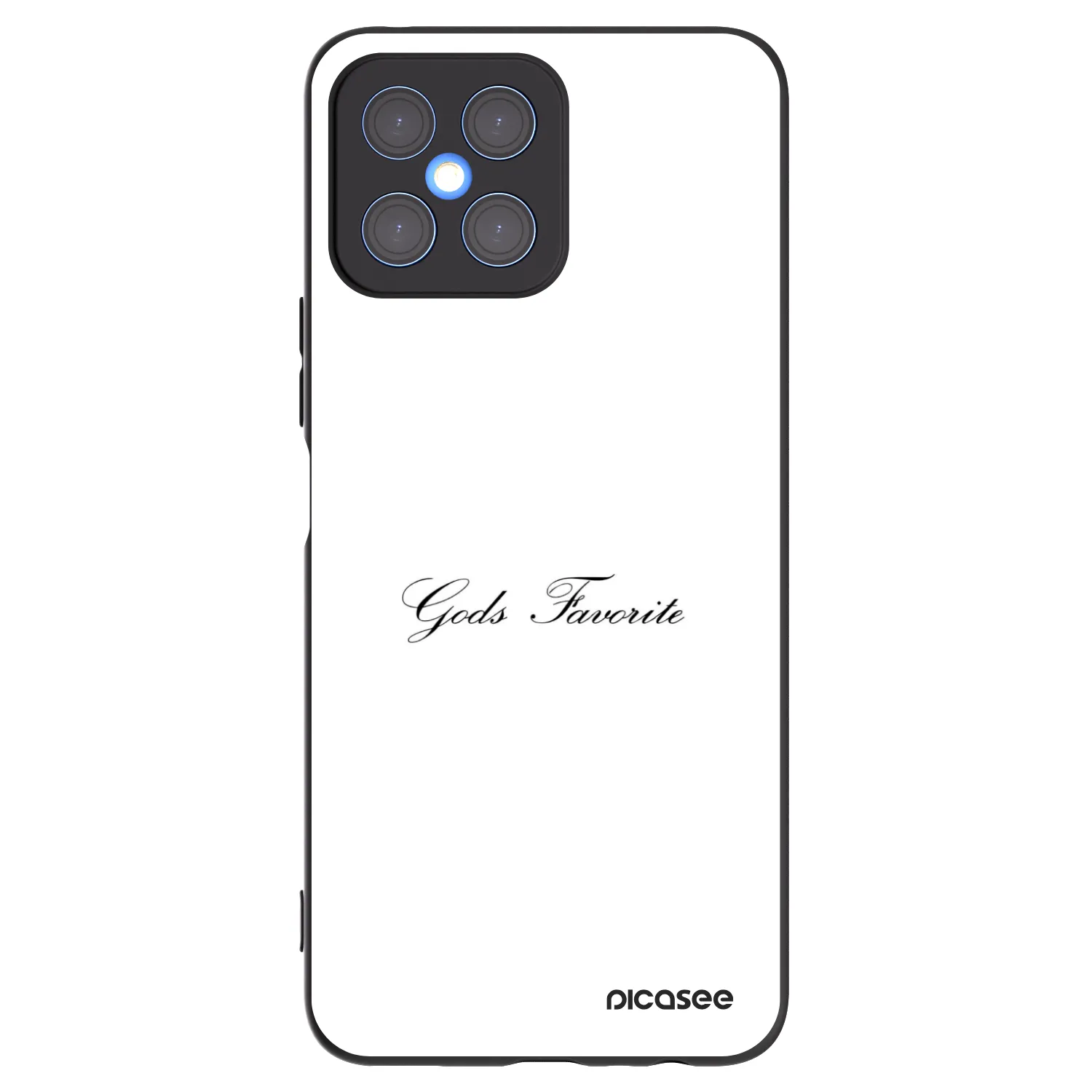 Picasee fekete szilikon tok az alábbi mobiltelefonokra Honor X8 4G - Gods Favorite