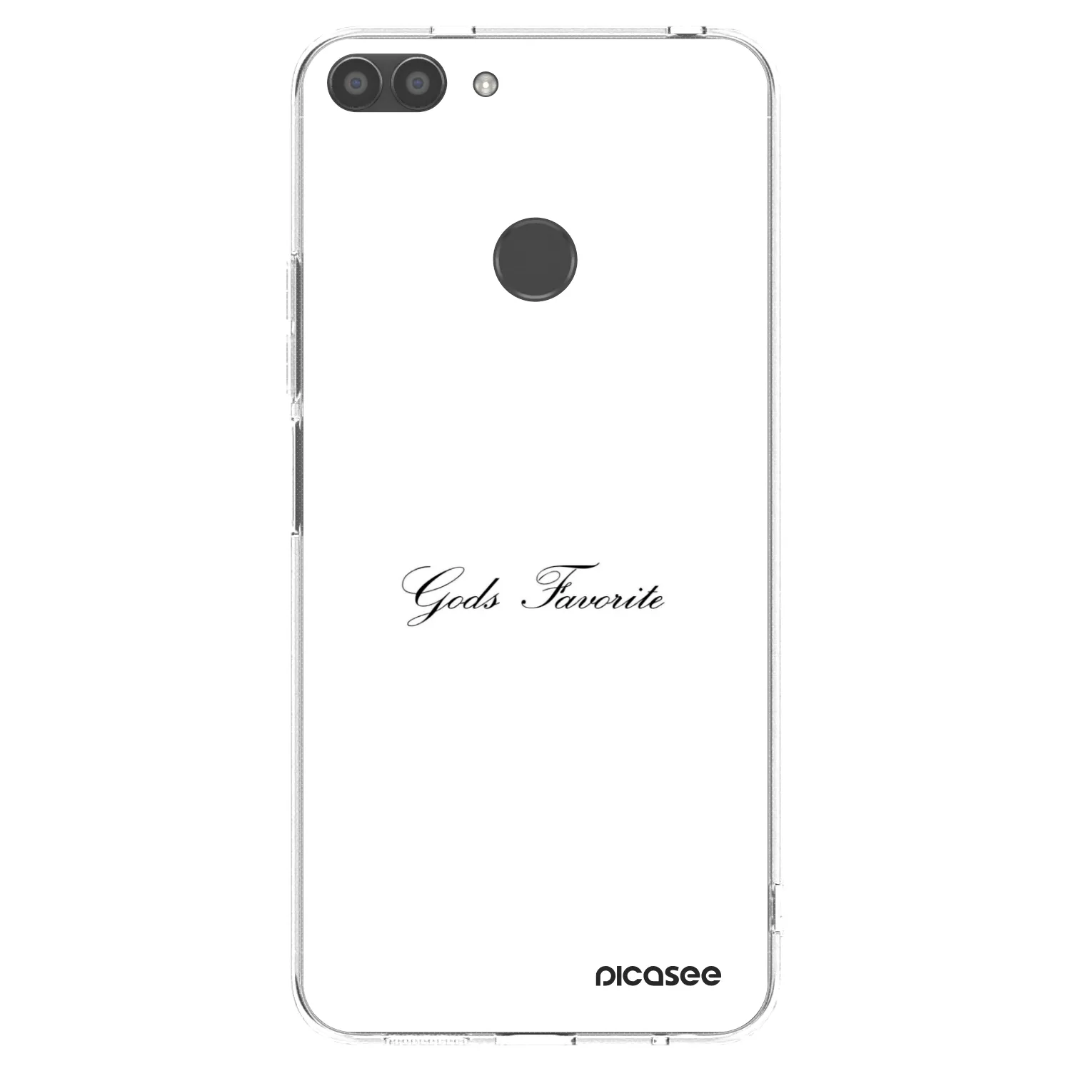 Picasee átlátszó szilikon tok az alábbi mobiltelefonokra Huawei P Smart - Gods Favorite