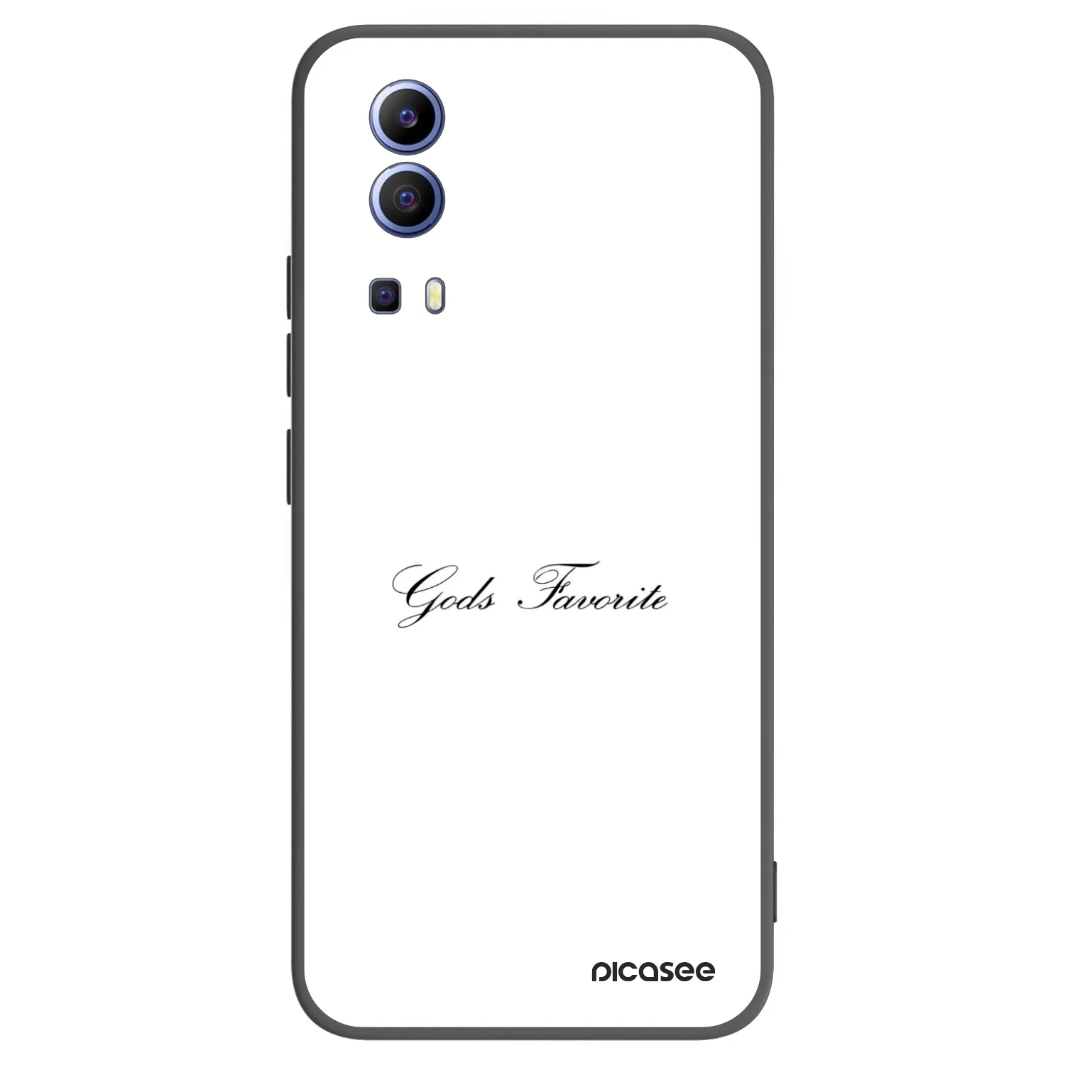 Picasee fekete szilikon tok az alábbi mobiltelefonokra Vivo Y52 5G - Gods Favorite