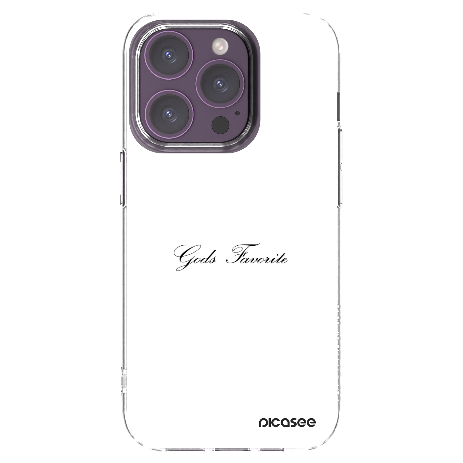 Picasee átlátszó szilikon tok az alábbi mobiltelefonokra Apple iPhone 14 Pro - Gods Favorite