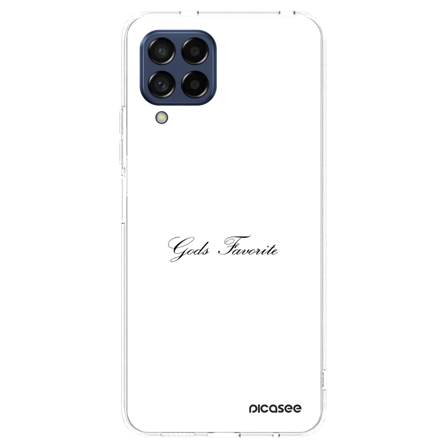 Picasee átlátszó szilikon tok az alábbi mobiltelefonokra Samsung Galaxy M53 5G - Gods Favorite
