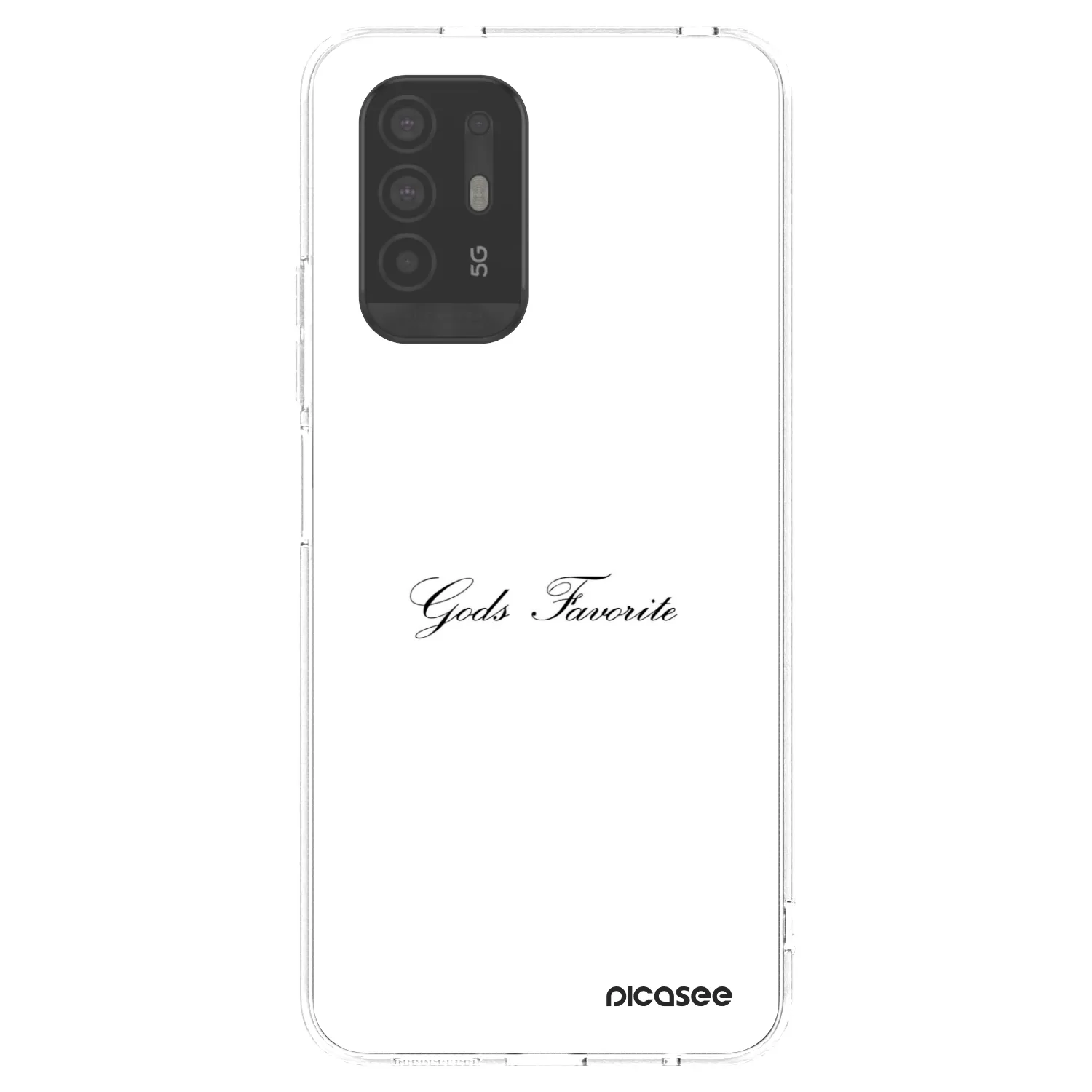 Picasee átlátszó szilikon tok az alábbi mobiltelefonokra OPPO A94 5G - Gods Favorite