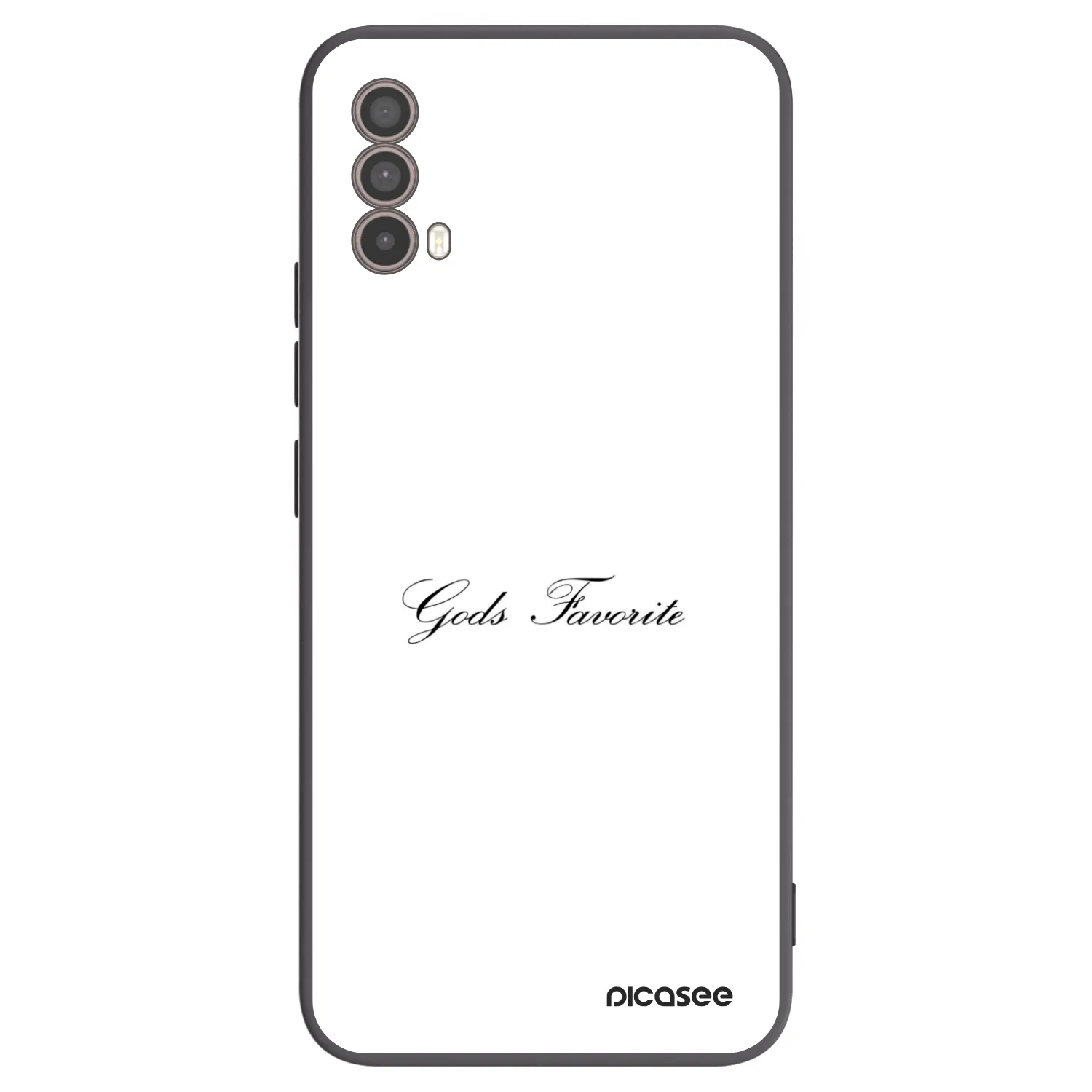 Picasee fekete szilikon tok az alábbi mobiltelefonokra Motorola Moto E40 - Gods Favorite