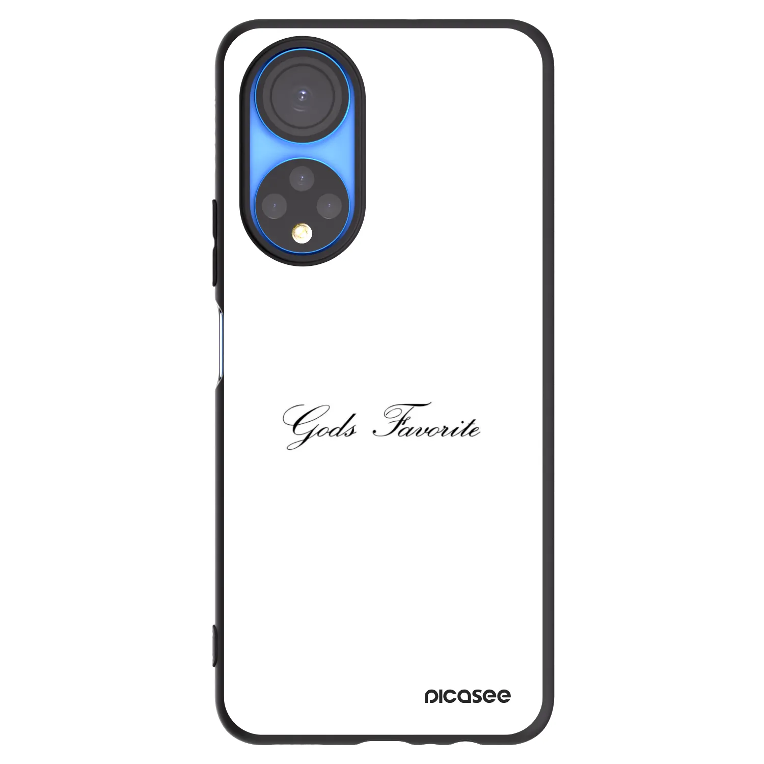 Picasee fekete szilikon tok az alábbi mobiltelefonokra Honor X7 - Gods Favorite