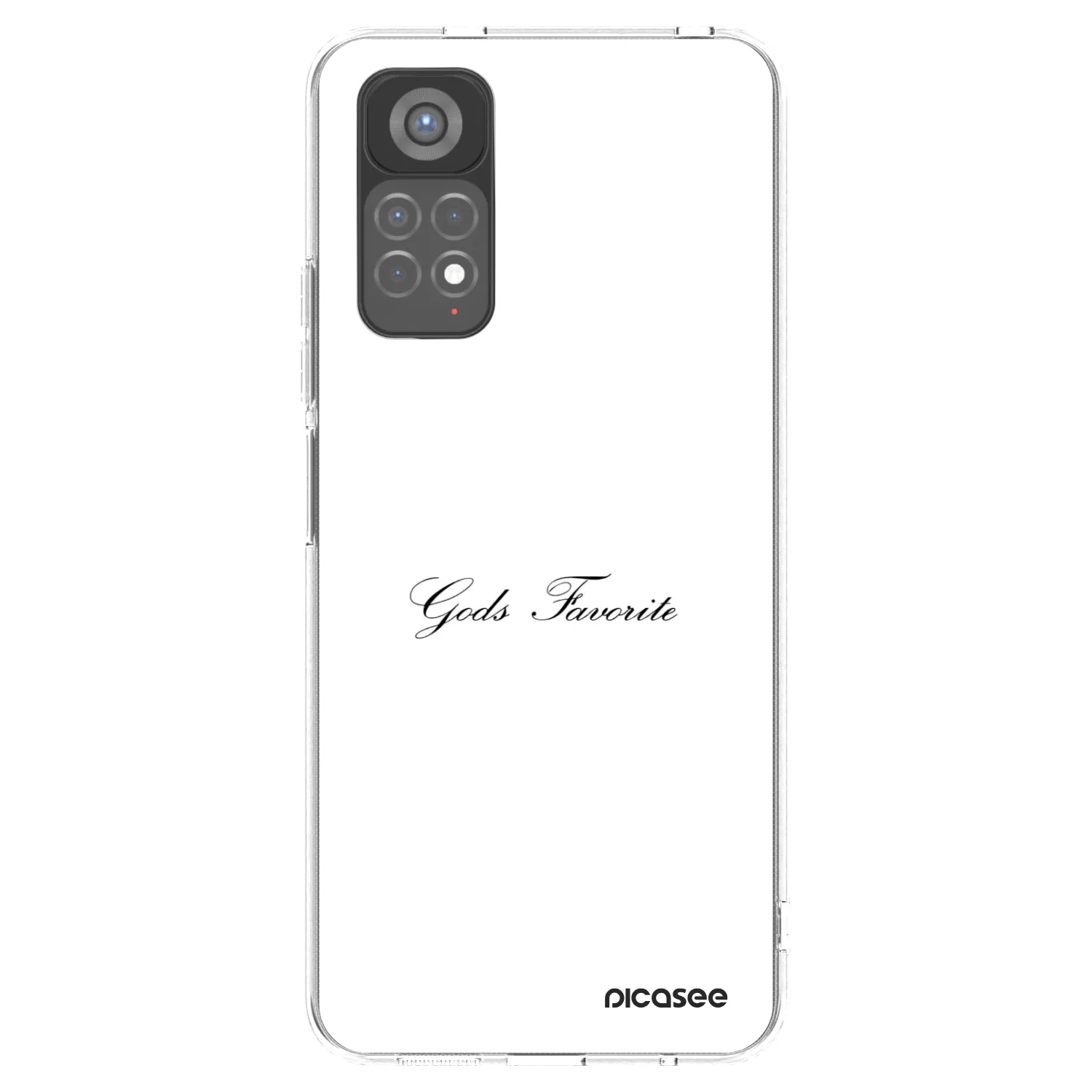 Picasee átlátszó szilikon tok az alábbi mobiltelefonokra Xiaomi Redmi Note 11S 5G - Gods Favorite