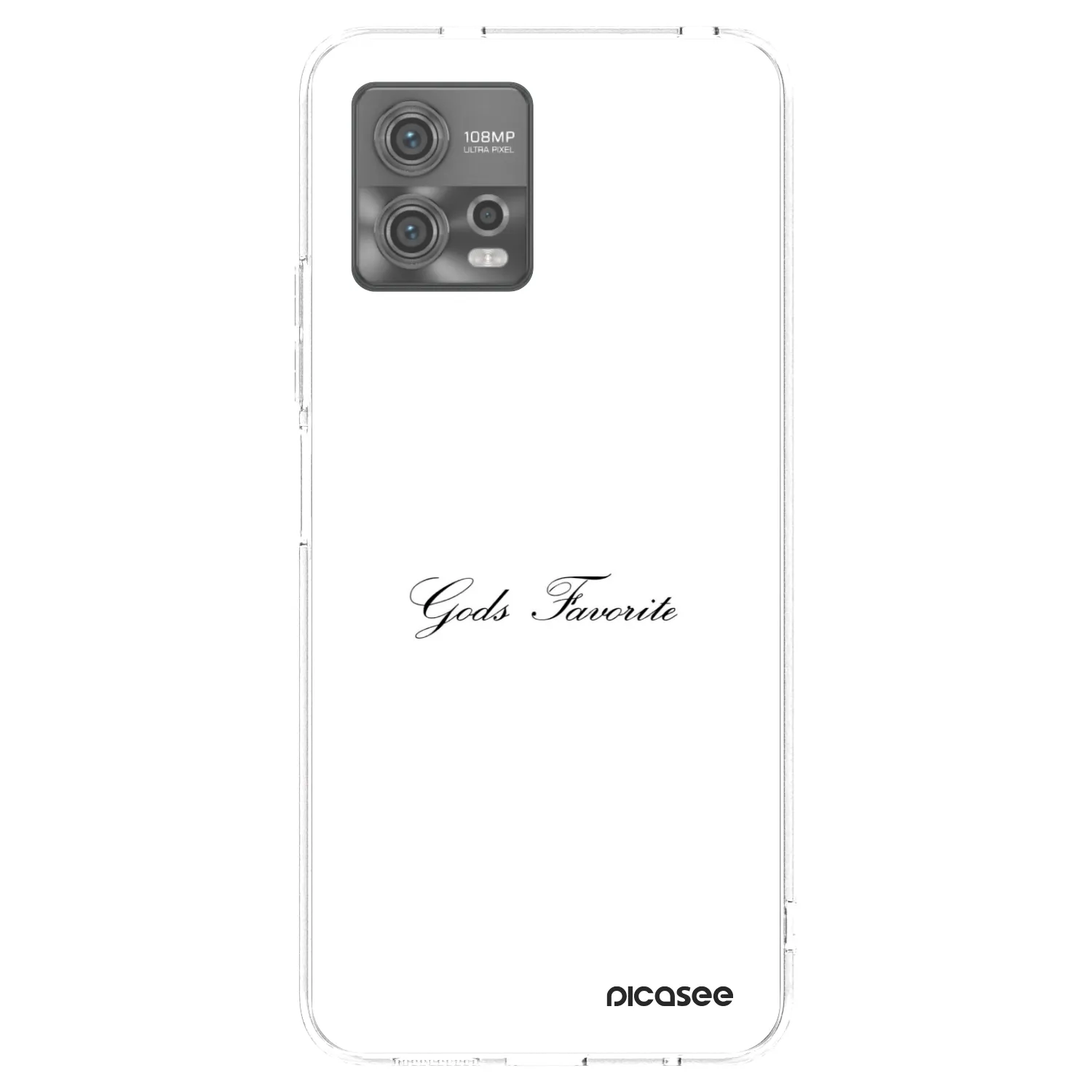Picasee átlátszó szilikon tok az alábbi mobiltelefonokra Motorola Moto G72 - Gods Favorite