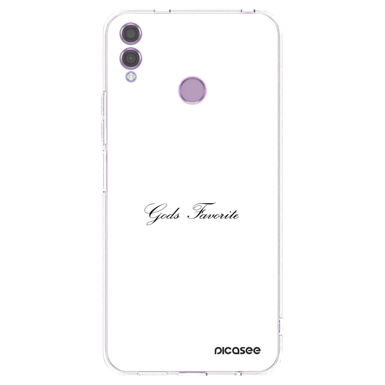Picasee átlátszó szilikon tok az alábbi mobiltelefonokra Honor 8X - Gods Favorite