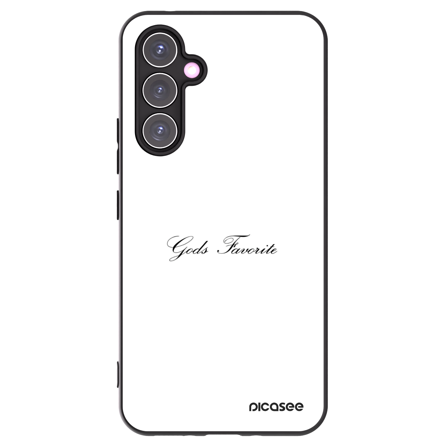 Picasee fekete szilikon tok az alábbi mobiltelefonokra Samsung Galaxy A54 5G A546B - Gods Favorite