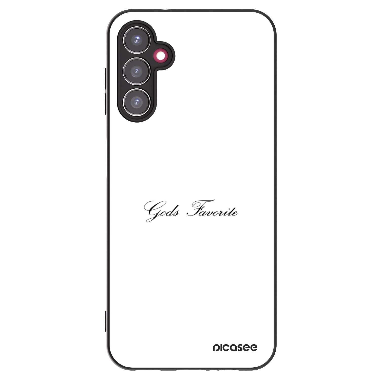 Picasee fekete szilikon tok az alábbi mobiltelefonokra Samsung Galaxy A14 4G A145R - Gods Favorite