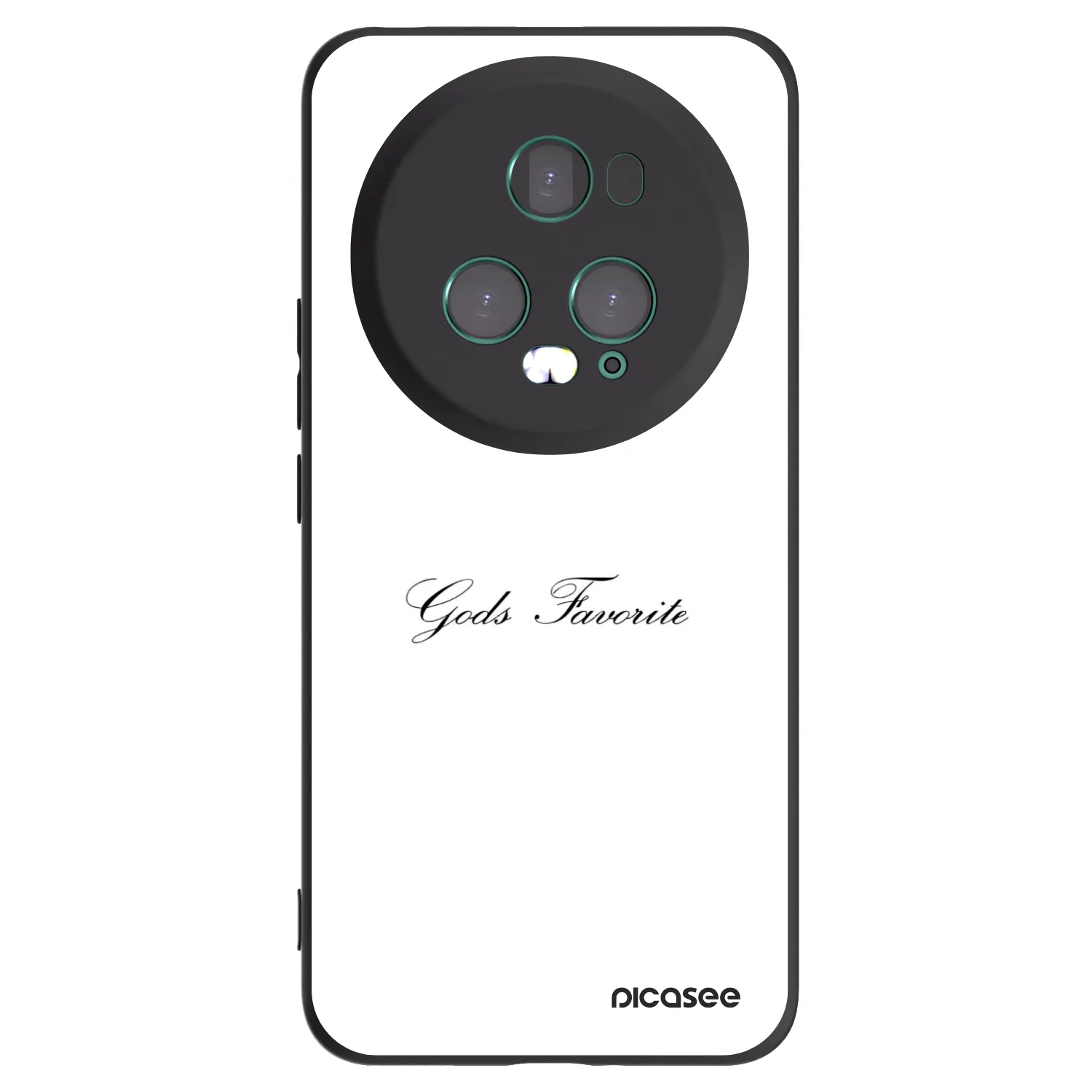 Picasee fekete szilikon tok az alábbi mobiltelefonokra Honor Magic5 Pro - Gods Favorite