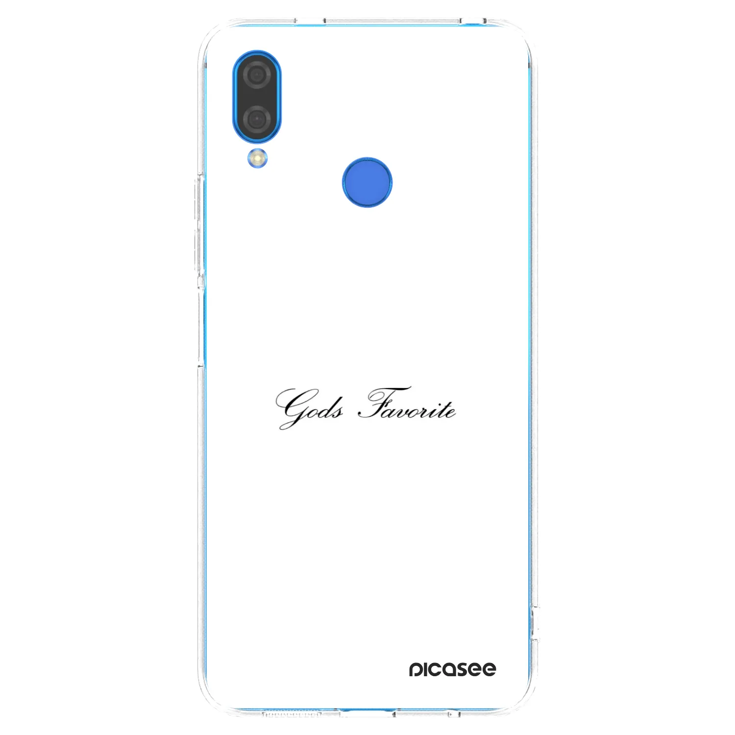 Picasee átlátszó szilikon tok az alábbi mobiltelefonokra Huawei Nova 3i - Gods Favorite