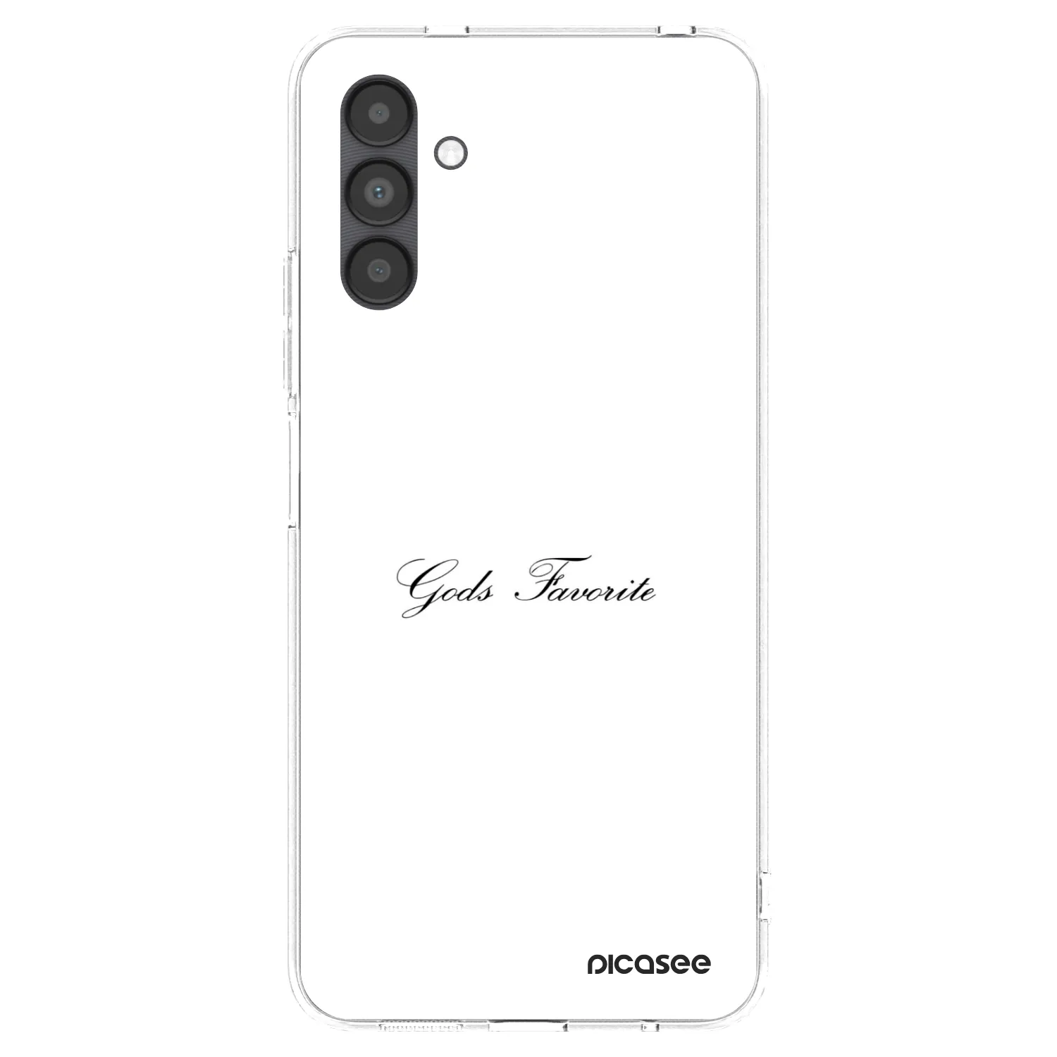 Picasee átlátszó szilikon tok az alábbi mobiltelefonokra Samsung Galaxy A04s A047F - Gods Favorite