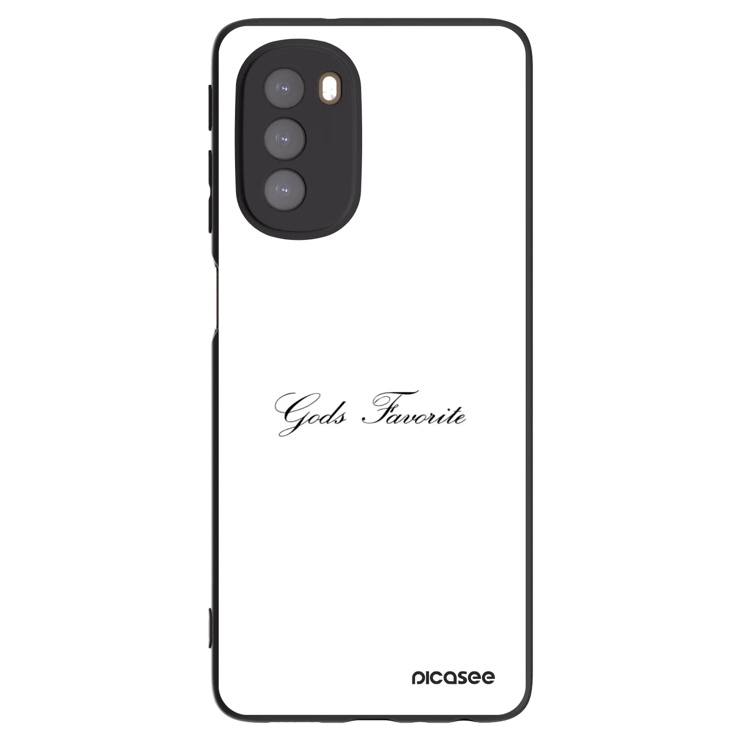 Picasee fekete szilikon tok az alábbi mobiltelefonokra Motorola Moto G51 - Gods Favorite
