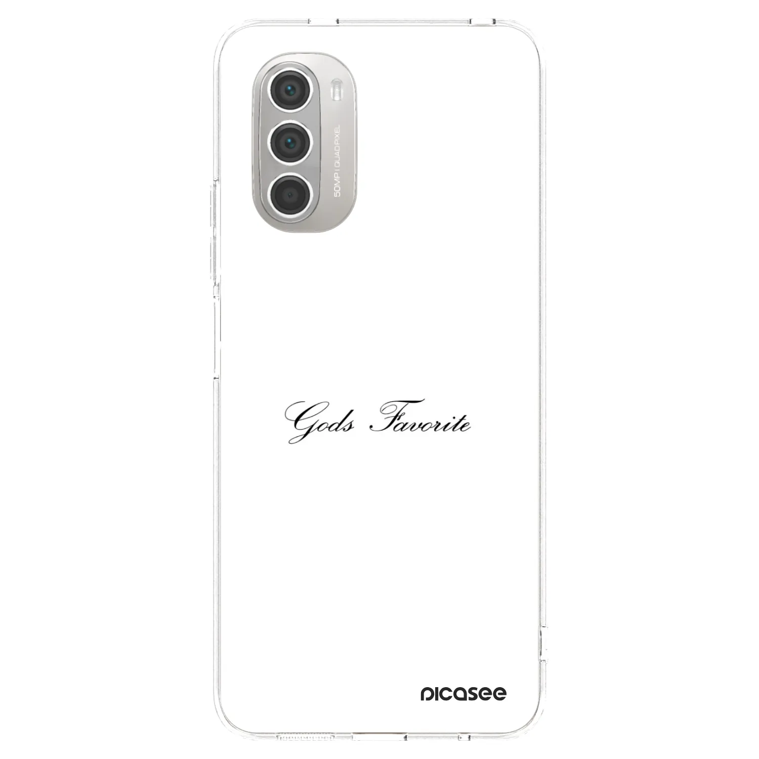 Picasee átlátszó szilikon tok az alábbi mobiltelefonokra Motorola Moto G51 - Gods Favorite