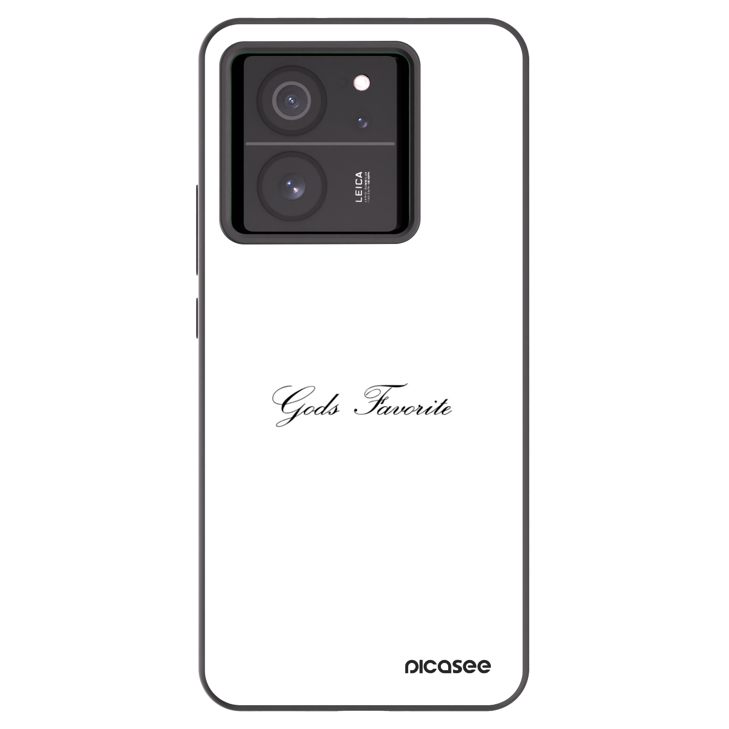 Picasee fekete szilikon tok az alábbi mobiltelefonokra Xiaomi 13T Pro - Gods Favorite