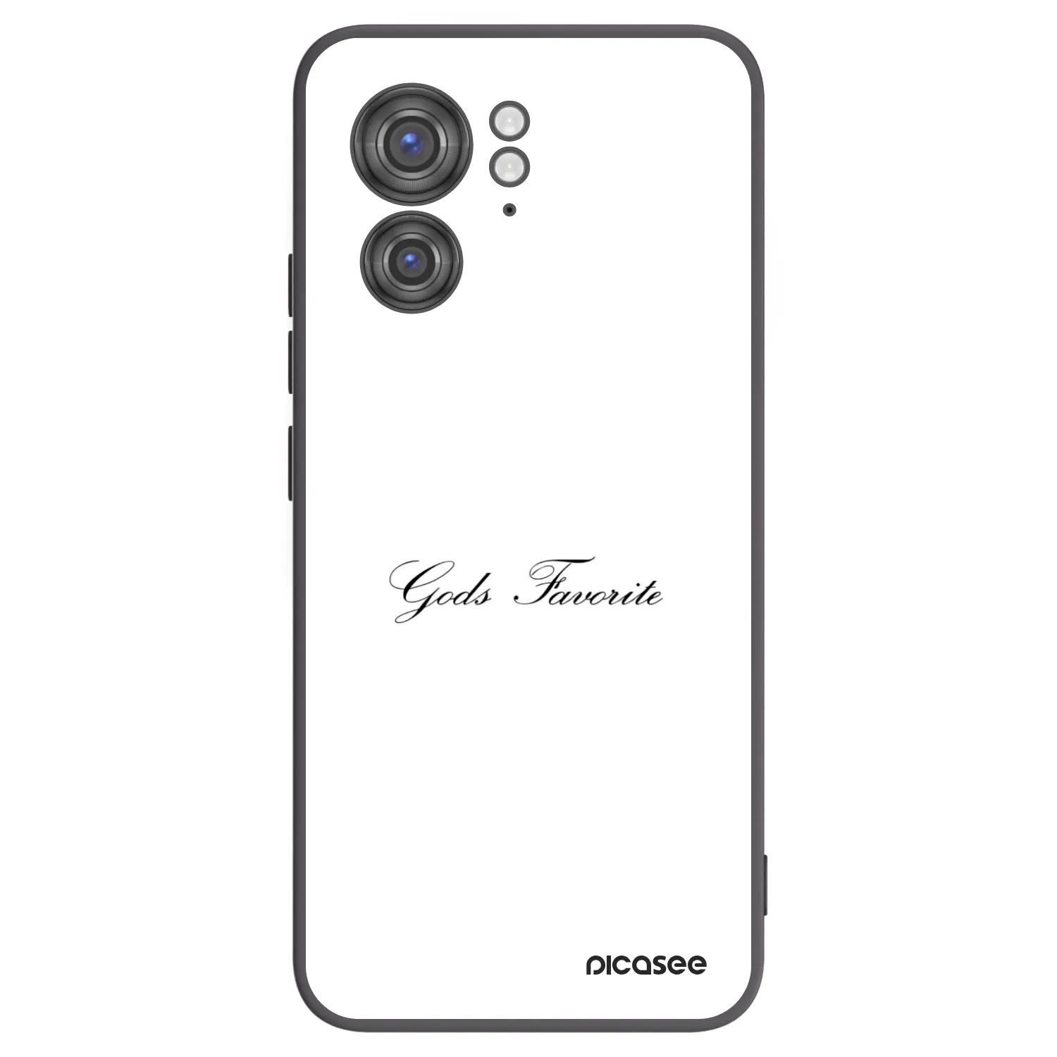 Picasee fekete szilikon tok az alábbi mobiltelefonokra Motorola Edge 40 - Gods Favorite