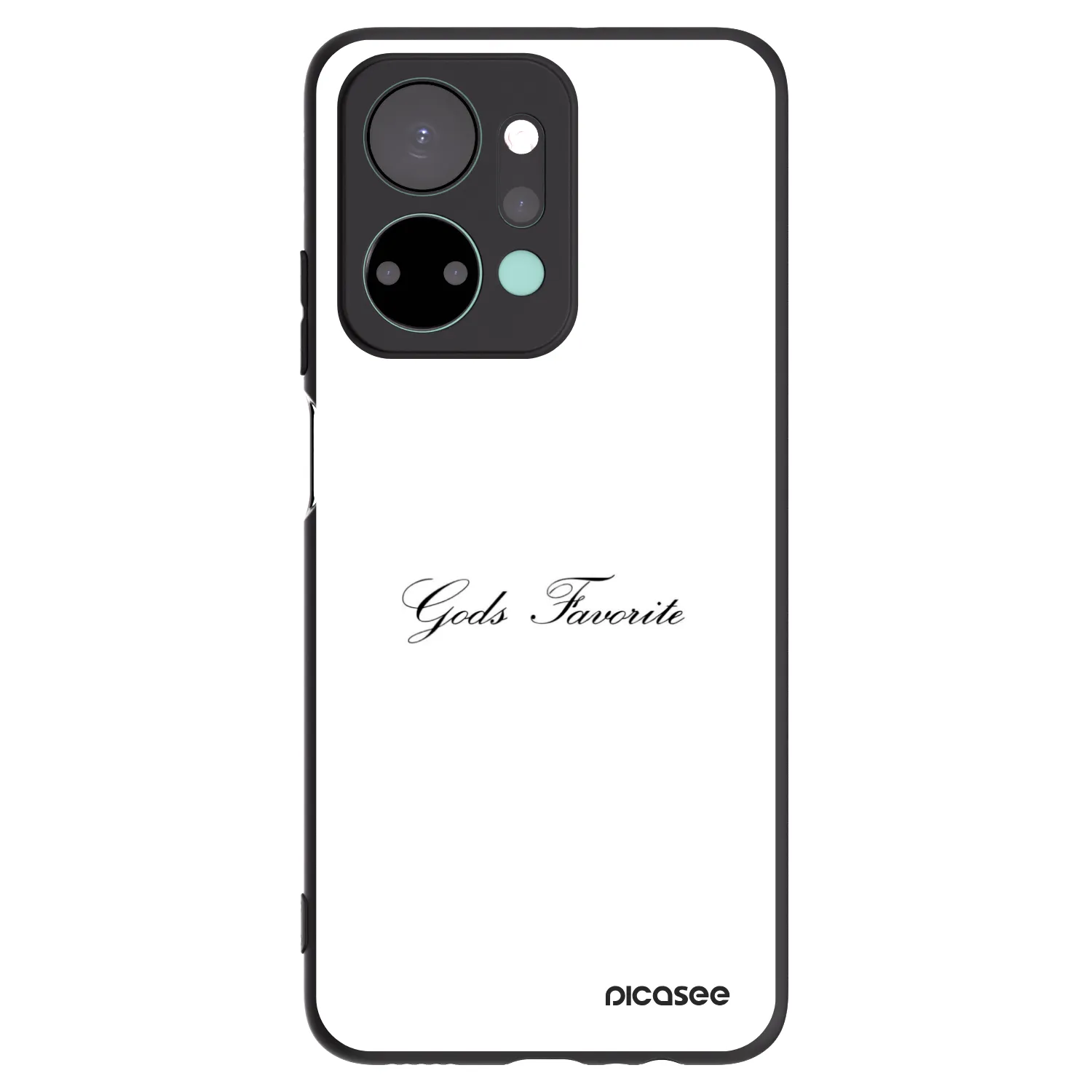 Picasee fekete szilikon tok az alábbi mobiltelefonokra Honor X7a - Gods Favorite