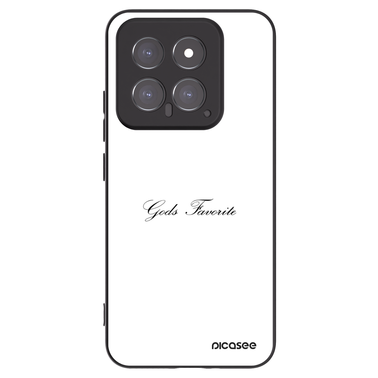 Picasee fekete szilikon tok az alábbi mobiltelefonokra Xiaomi 14 - Gods Favorite