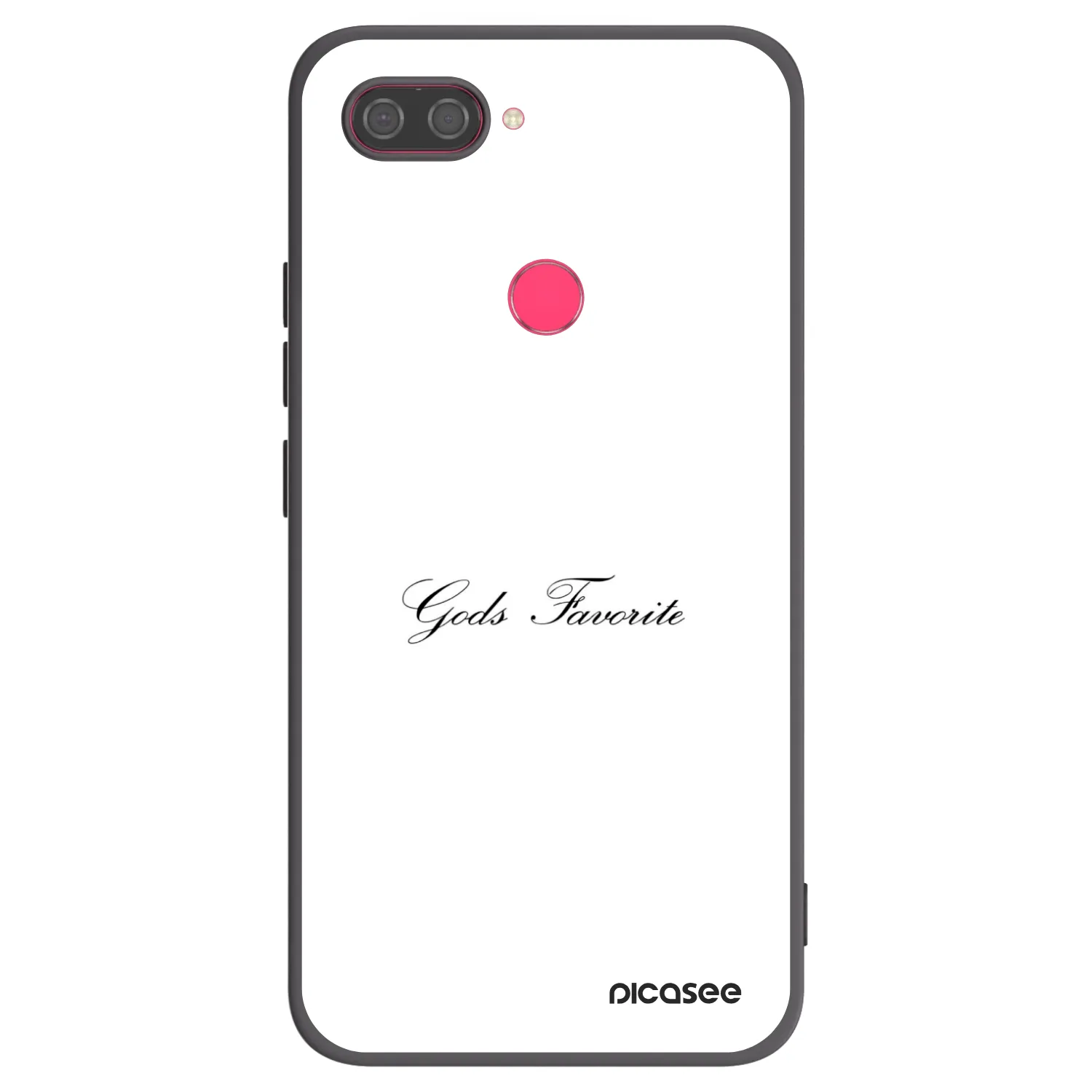 Picasee fekete szilikon tok az alábbi mobiltelefonokra Xiaomi Mi 8 Lite - Gods Favorite