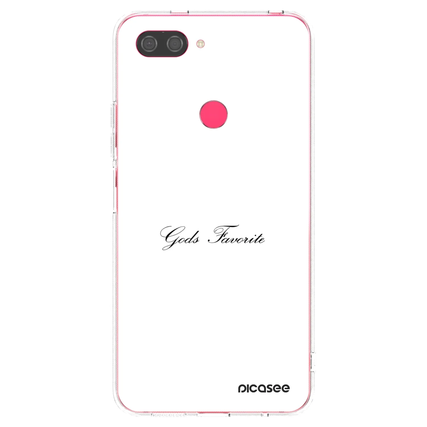 Picasee átlátszó szilikon tok az alábbi mobiltelefonokra Xiaomi Mi 8 Lite - Gods Favorite