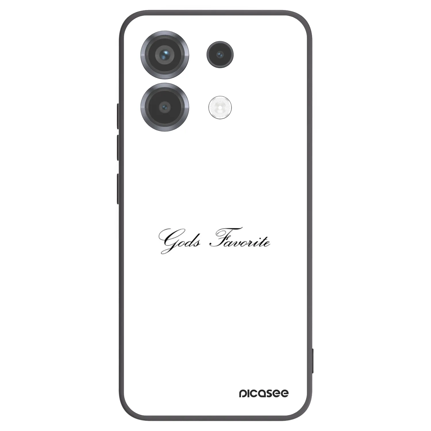 Picasee fekete szilikon tok az alábbi mobiltelefonokra Xiaomi Poco X6 - Gods Favorite